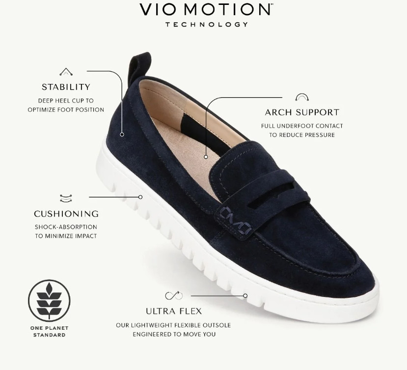 Vionic Uptown Sand Suede Slip-on Loafer Women’s sizes 5-11/NEW! MEDIUM