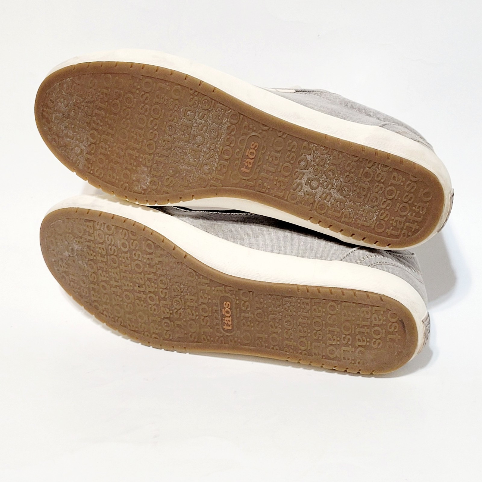 Taos Star STA12844 Gray Wash Canvas Casual Lace Up Sneaker Shoes Wms 9US 40-41EU