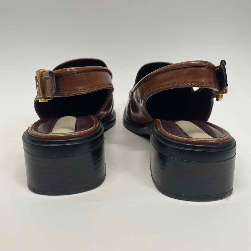 Franco Sarto Size 8.5 Women’s Brown Solid Mules Shoes