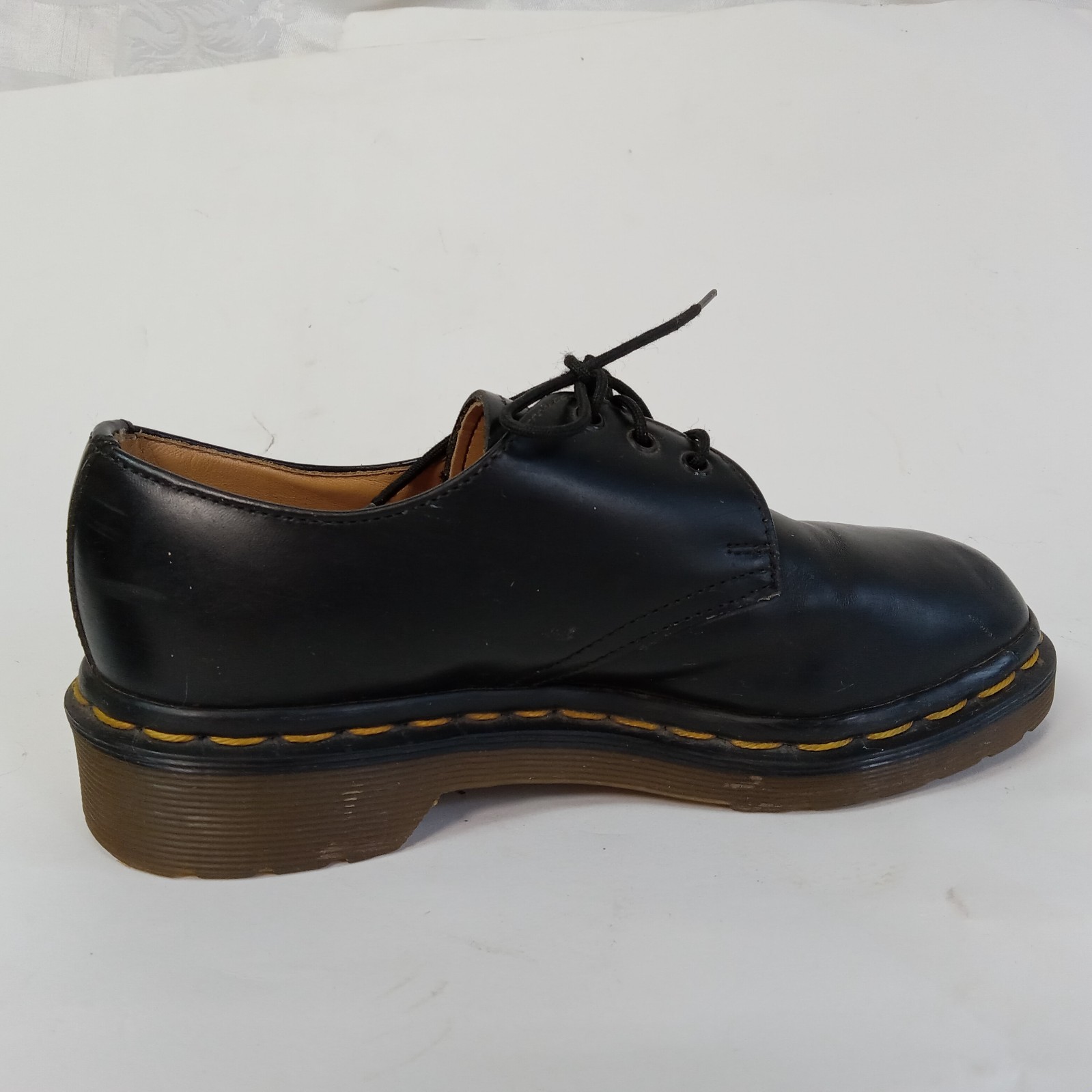 Dr Martens Size 4 US Woman 2 UK Made in England Black Shoes C2 DM22085 Leather