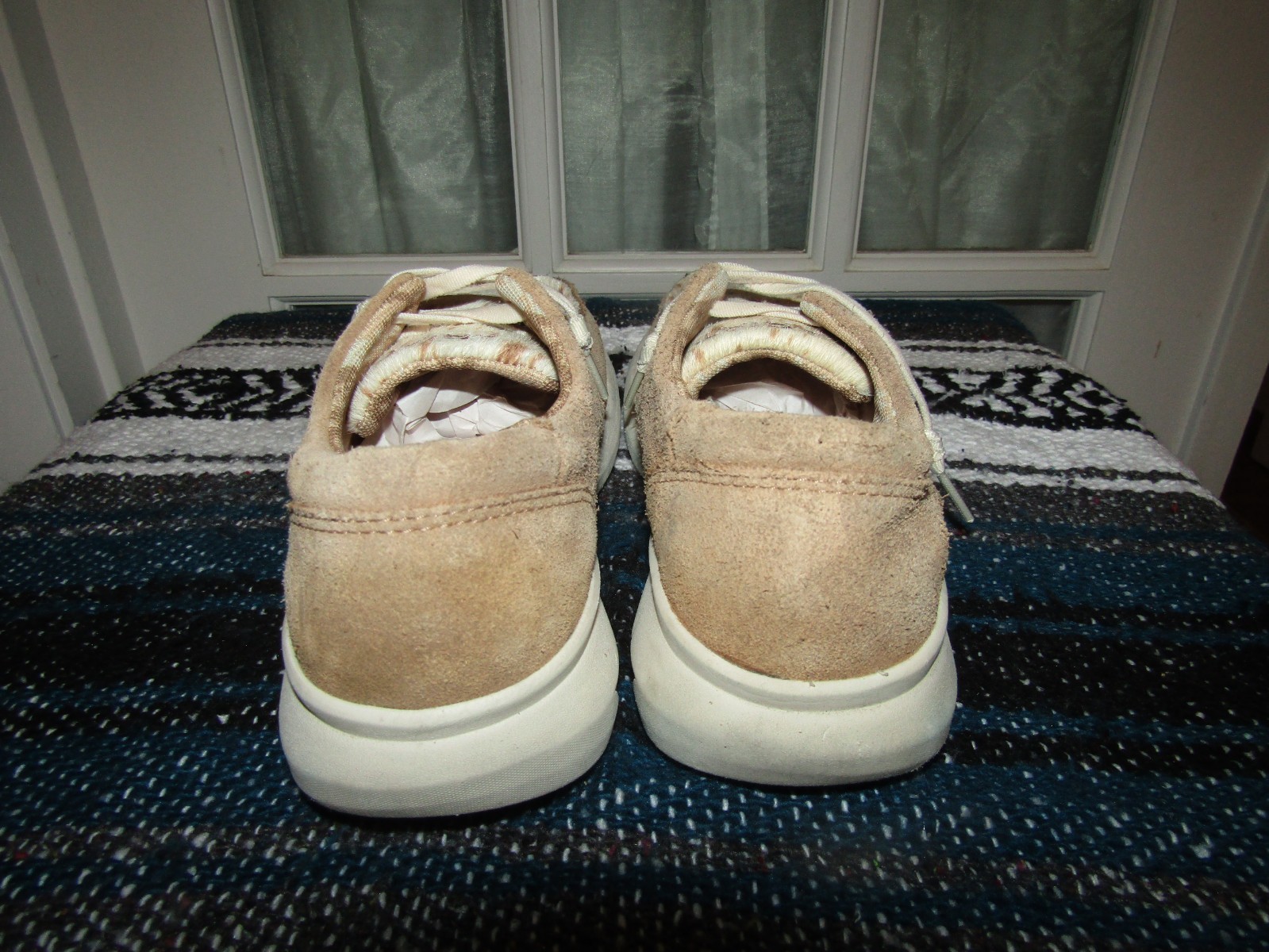 Ariat Hilo Shoes Suede Leather Spotted Hair Cowhide Moccasin Slip On Womens 7 B