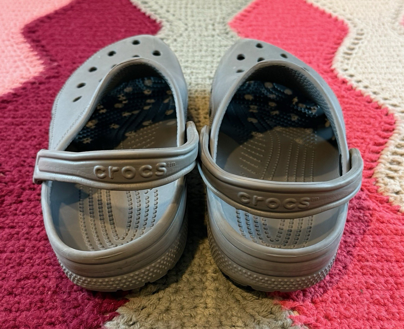Crocs Unisex Adult Classic Clog Sandal Shoe Slate Grey Size Mens 9 Womens 11