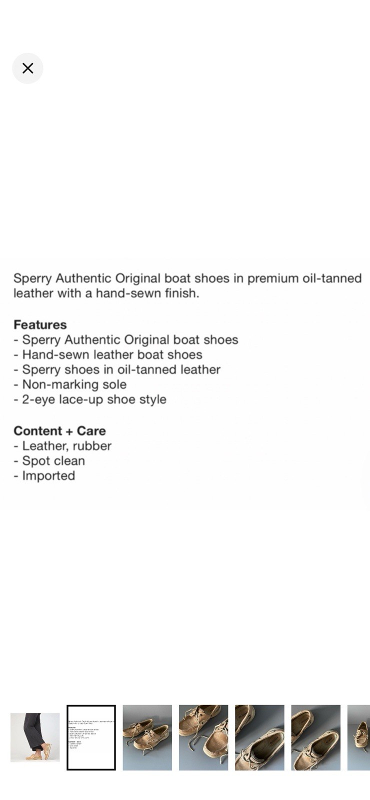 Urban Outfitters Sperry Bluefish Boat Shoe 8.5 Moc Boho Travel Comfort Leather