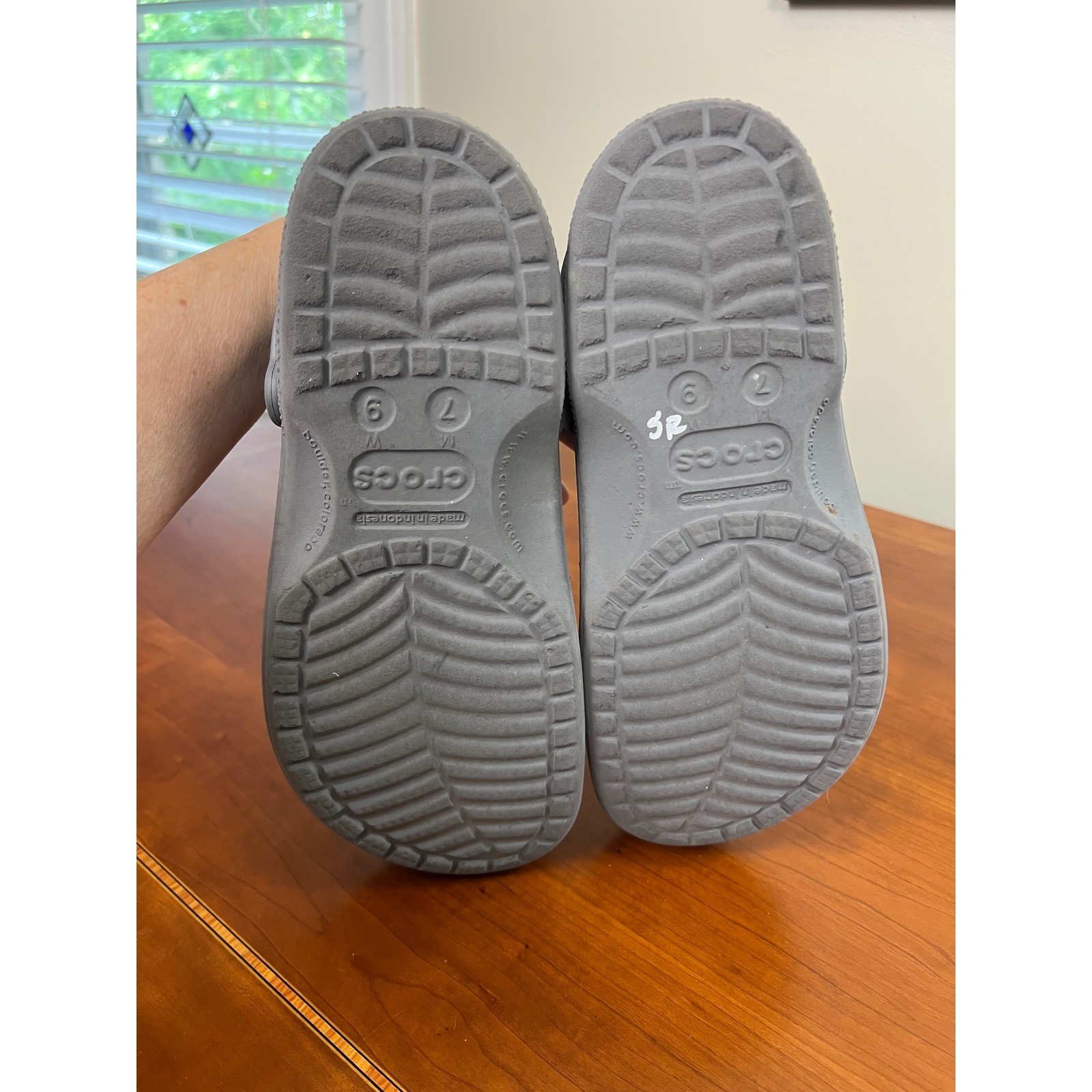 Crocs Baya Clog Slate Grey Mens 7 Womens 9 Slip On Water Shoes 10126