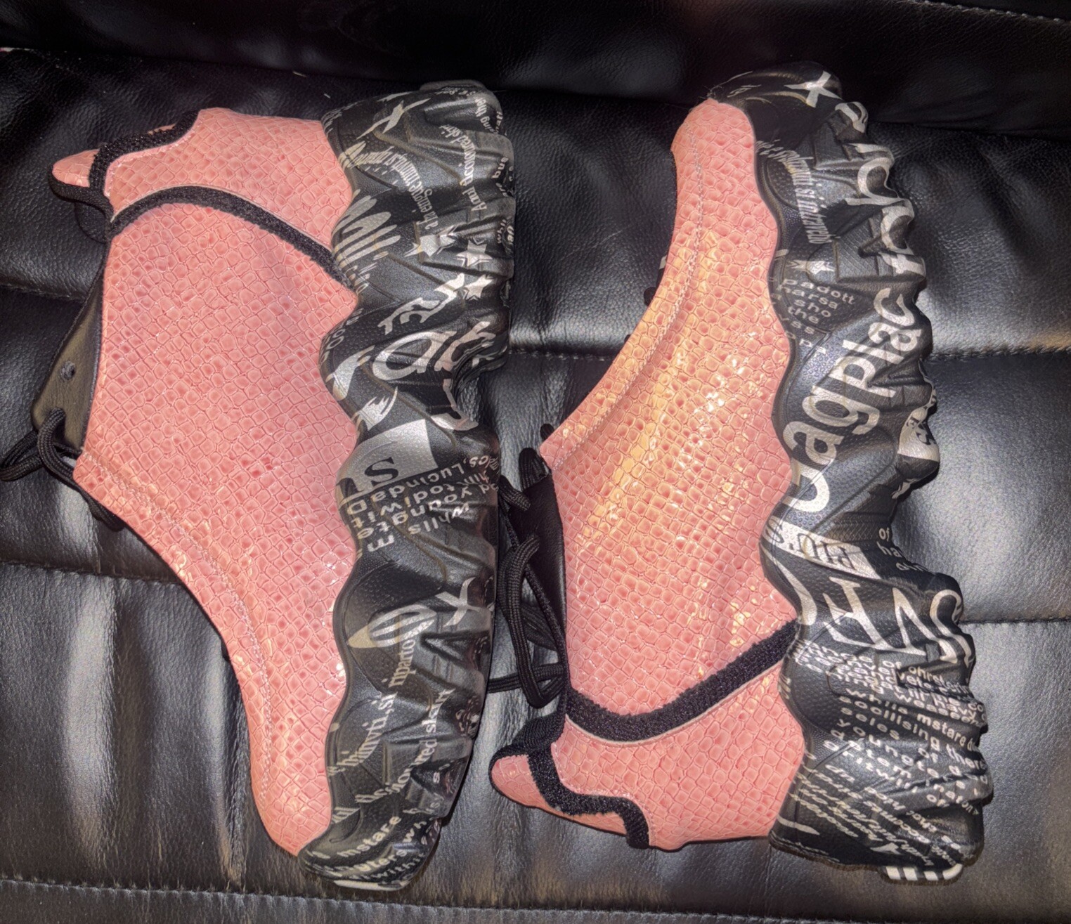 Anthony Wang “BLACKBERRY” – Size 9 – Platform Pink SNEAKERS (G1)