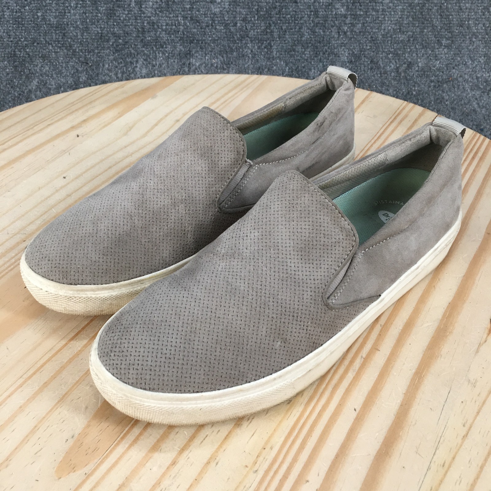 Dr Scholls Slip On Womens 8.5 M Nova Sustainable Comfort Casual Shoes Gray