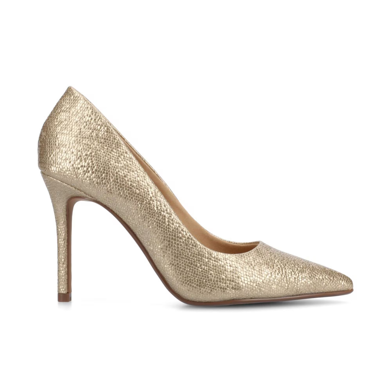 Women’s Journee Collection Venus Pointed Toe Stiletto Pumps Pewter