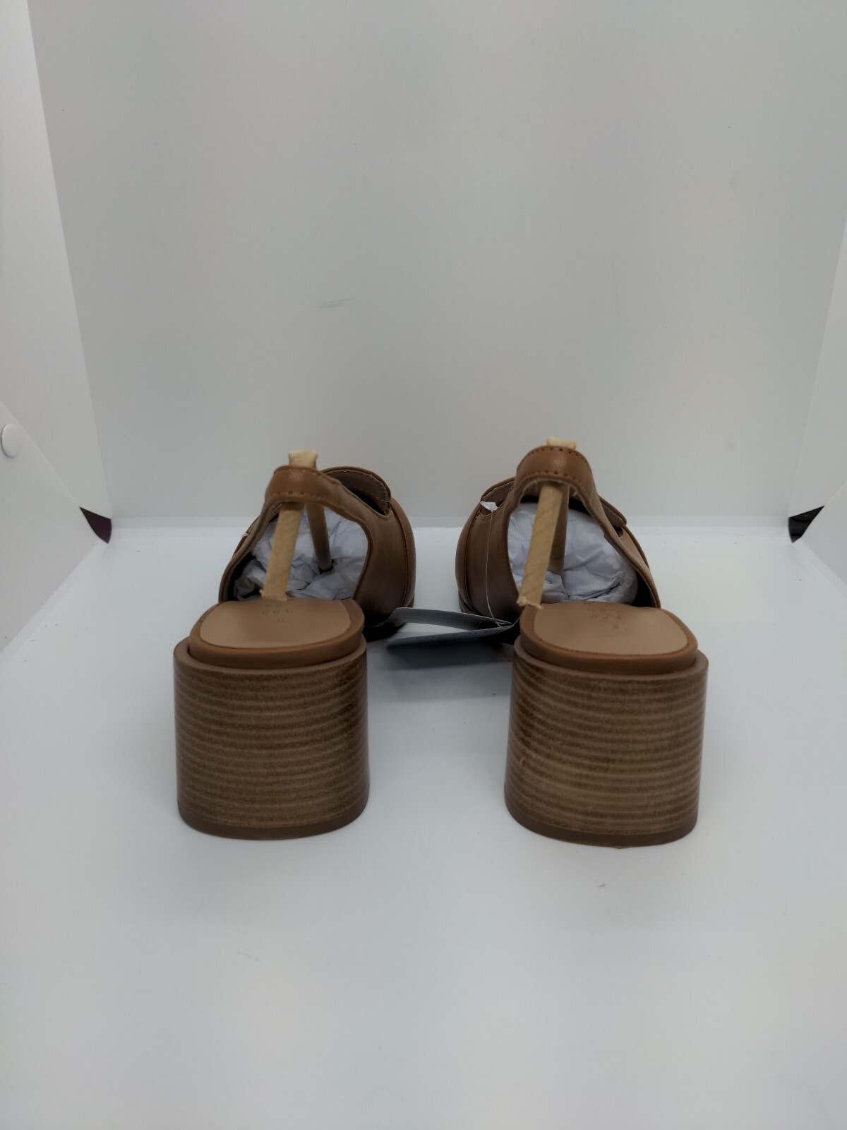 New Aerosoles Comfortable Women’s Ornamented Block Heel Slingback Allure Tan…
