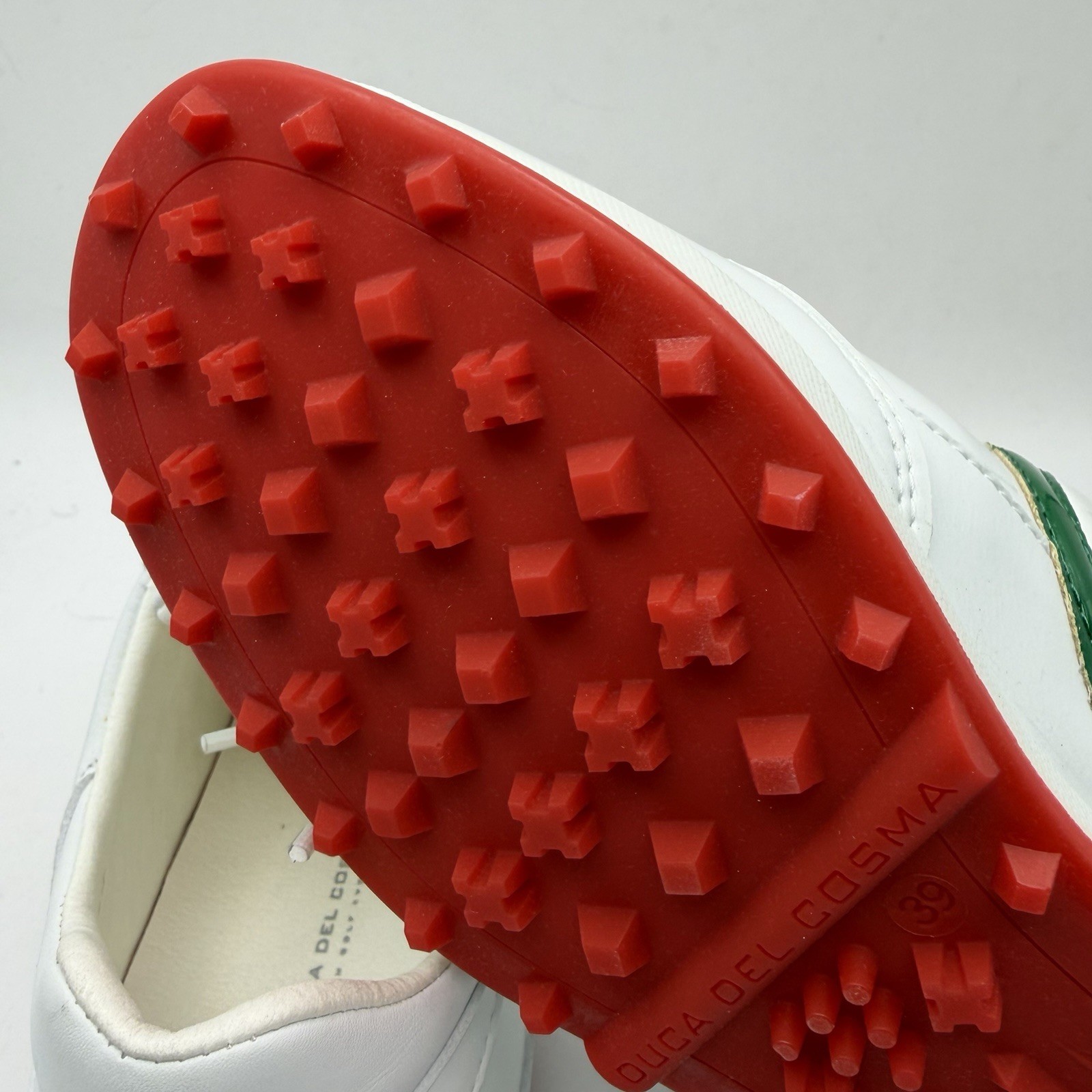 Diva Del Cosmo Women KUBANANEO WHITE/GREEN/RED spikeless waterproof golf shoes