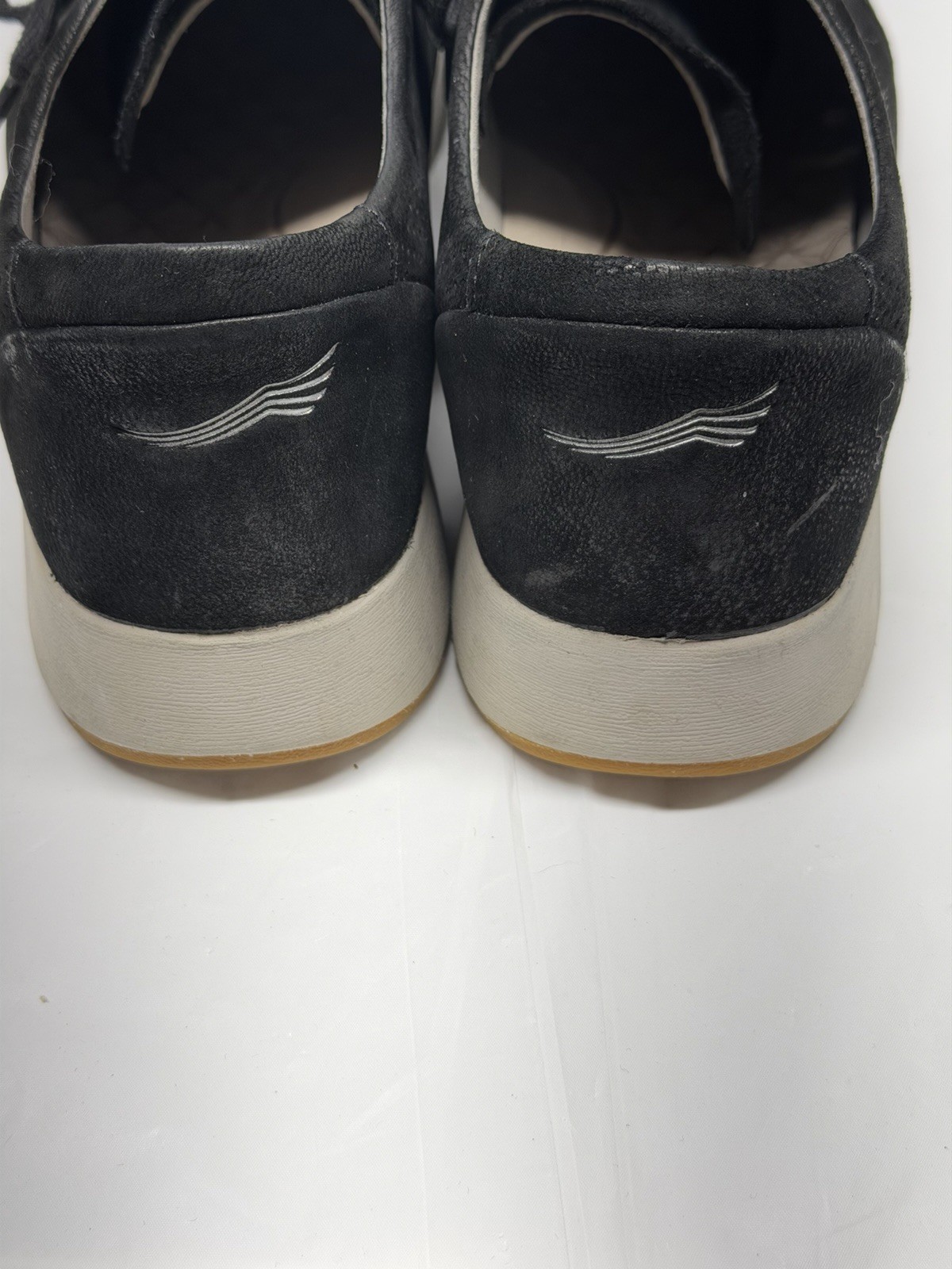 Dansko Women’s Black Suede Leather Sneakers Lace Up Size 41 or 10.5/11