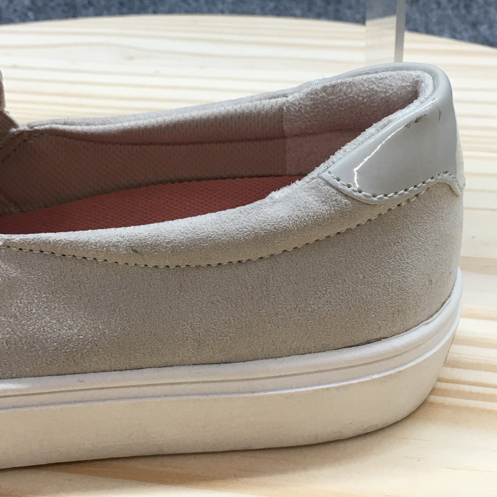 Dr Scholls Shoes Womens 9 M Nova Slip On Sneakers Gray Comfort Round Toe Low