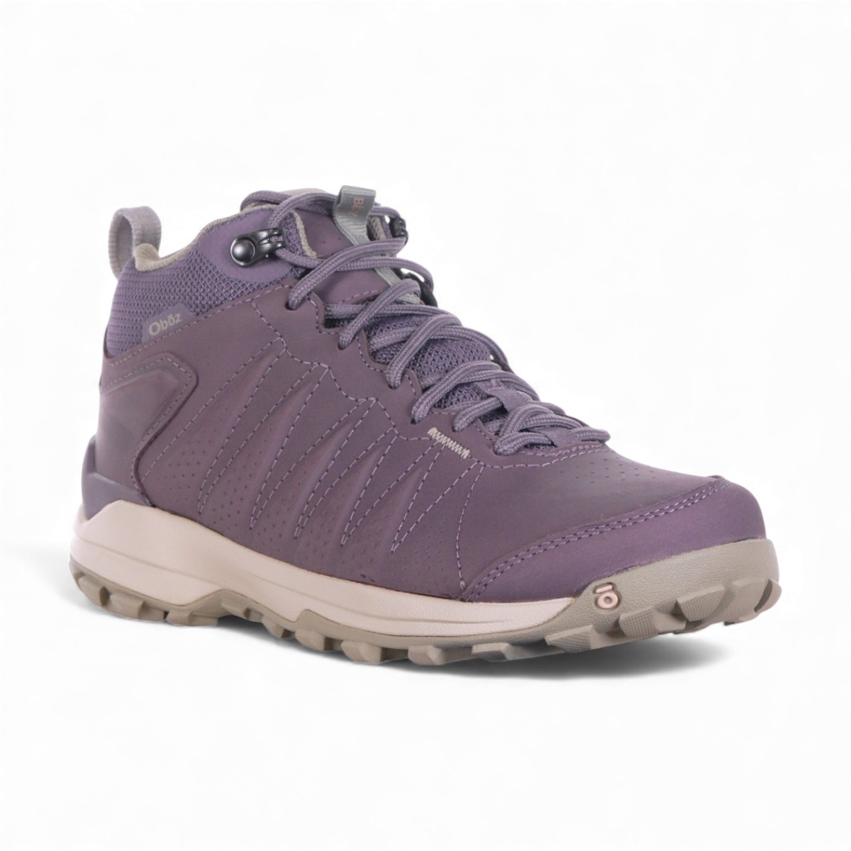 Oboz Women’s Sypes Mid Desert Plum Waterproof Leather Trail/Hiking Boots 7710…