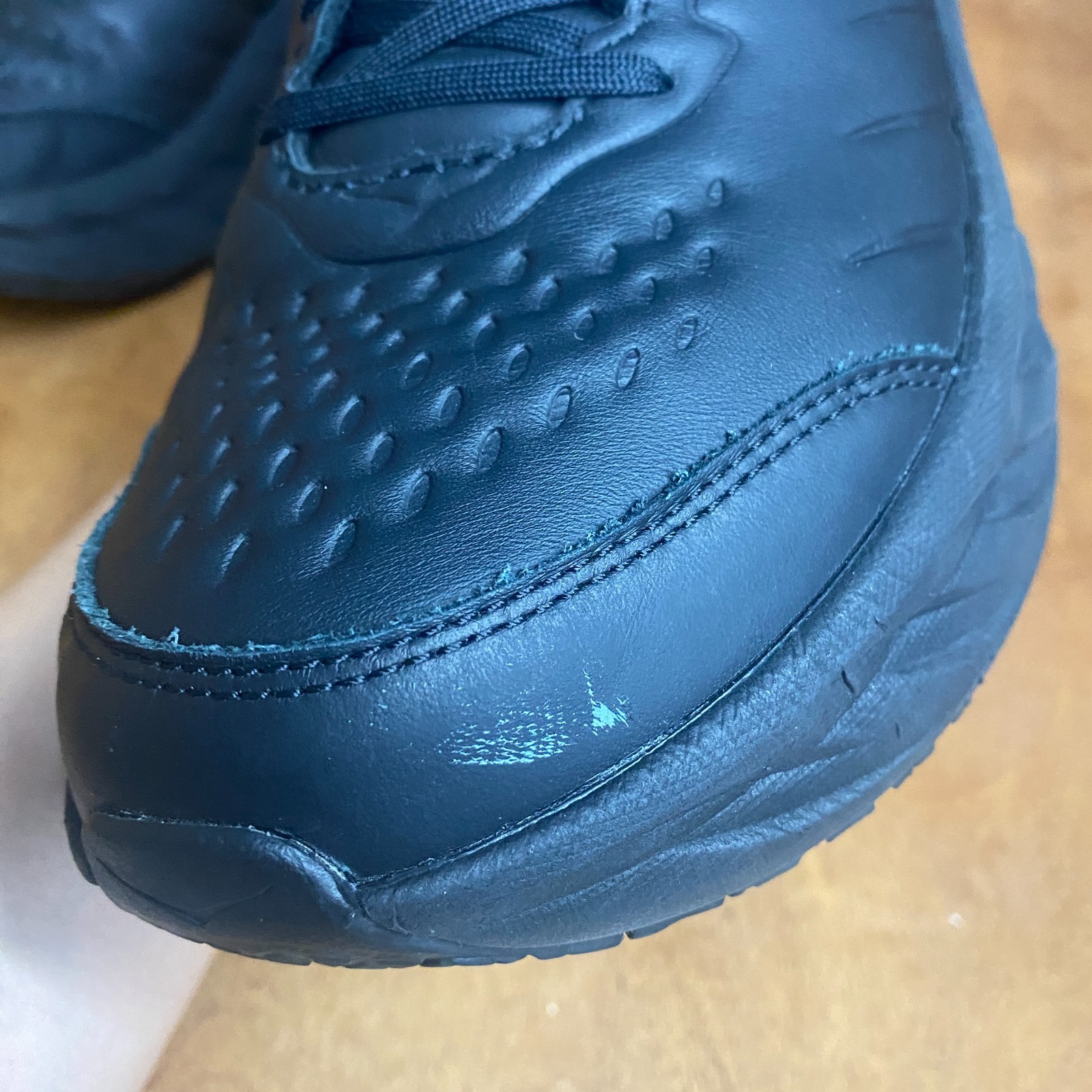 Hoka One One Bondi SR Shoes Womens Size 11 Black Oil Slip Resistant 1110521 BBLC