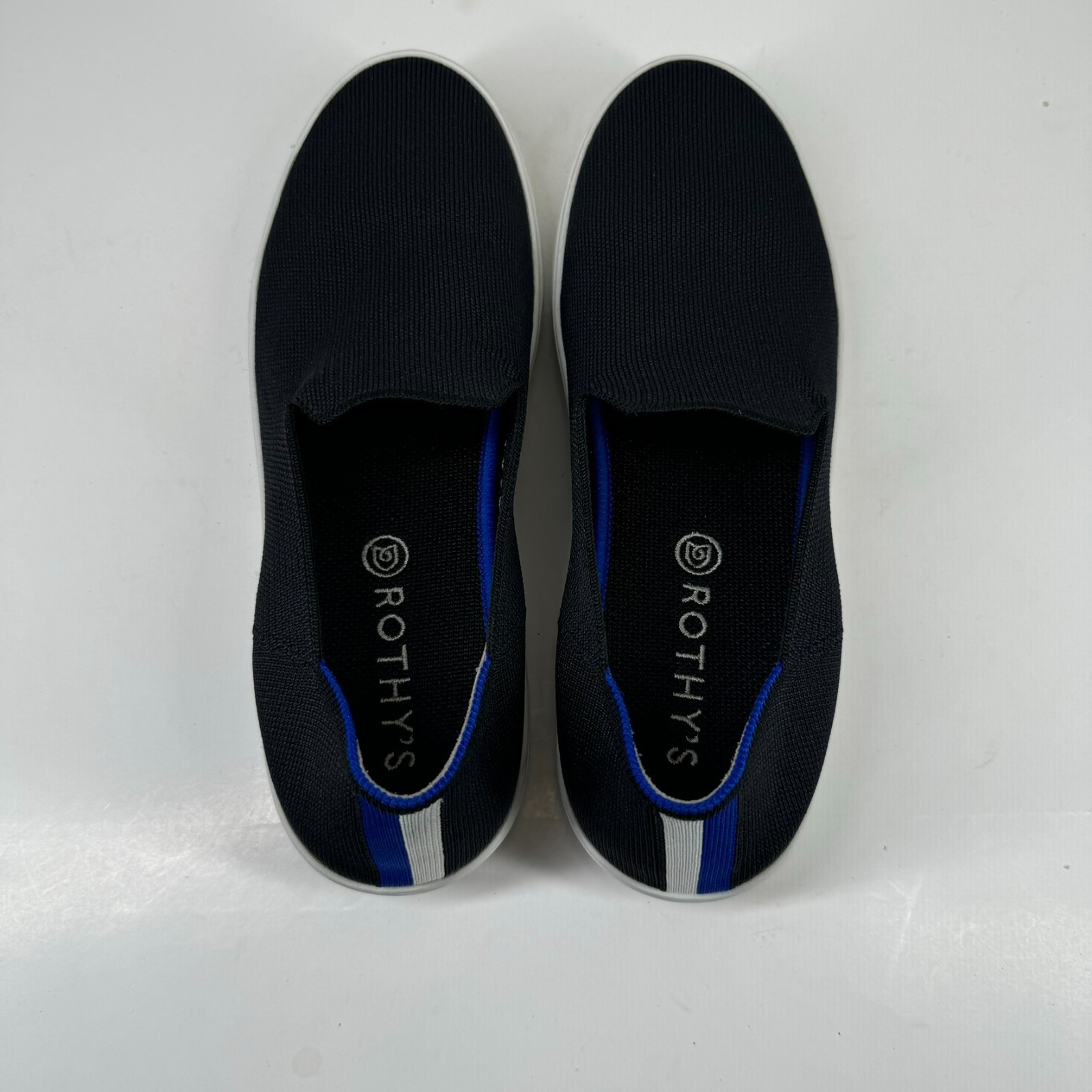 Rothy’s The Original Women’s US 11 Black Knit Comfort Casual Slip-On Sneaker
