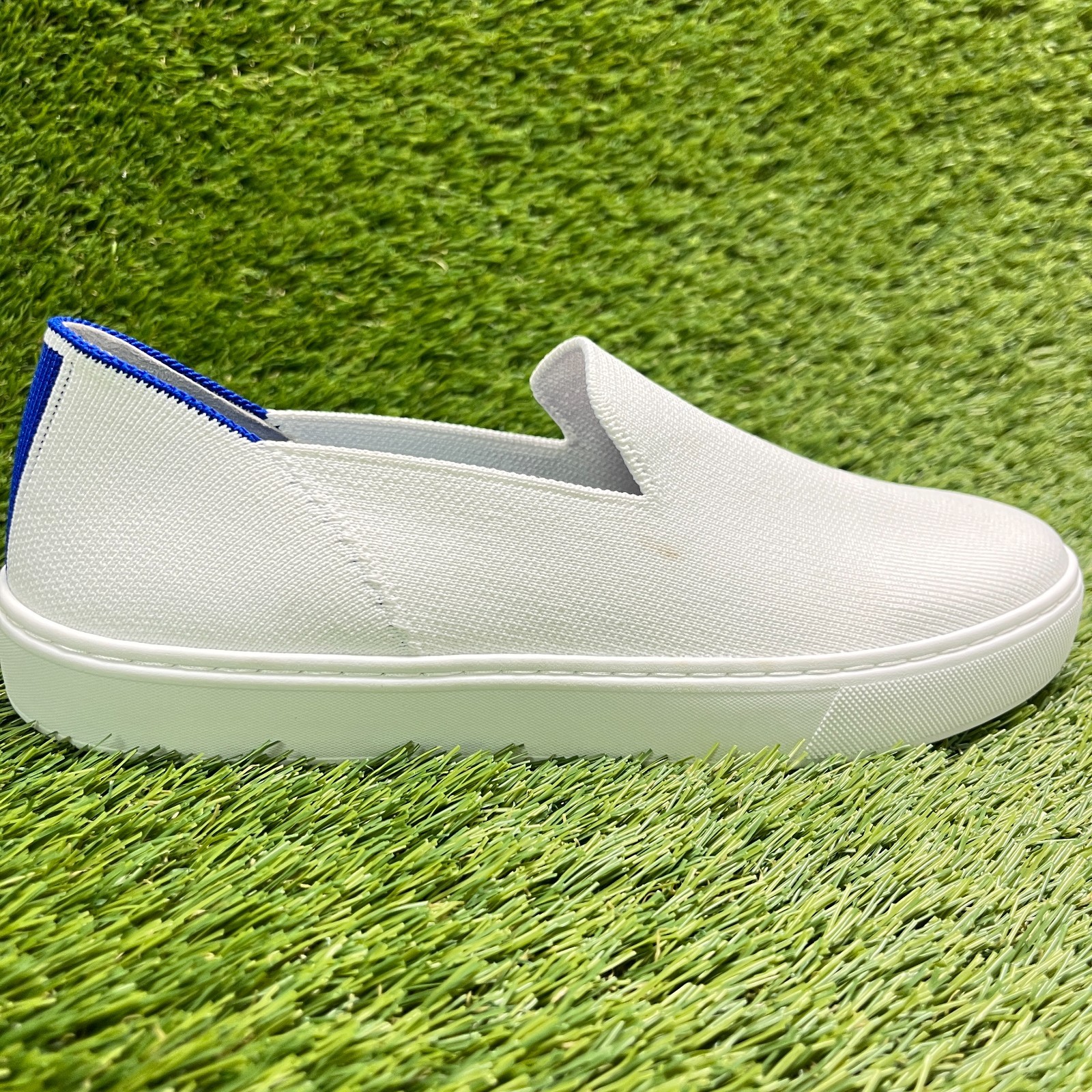 Rothy’s The Original Womens Size 9 White Casual Walking Slip On Shoes Sneakers