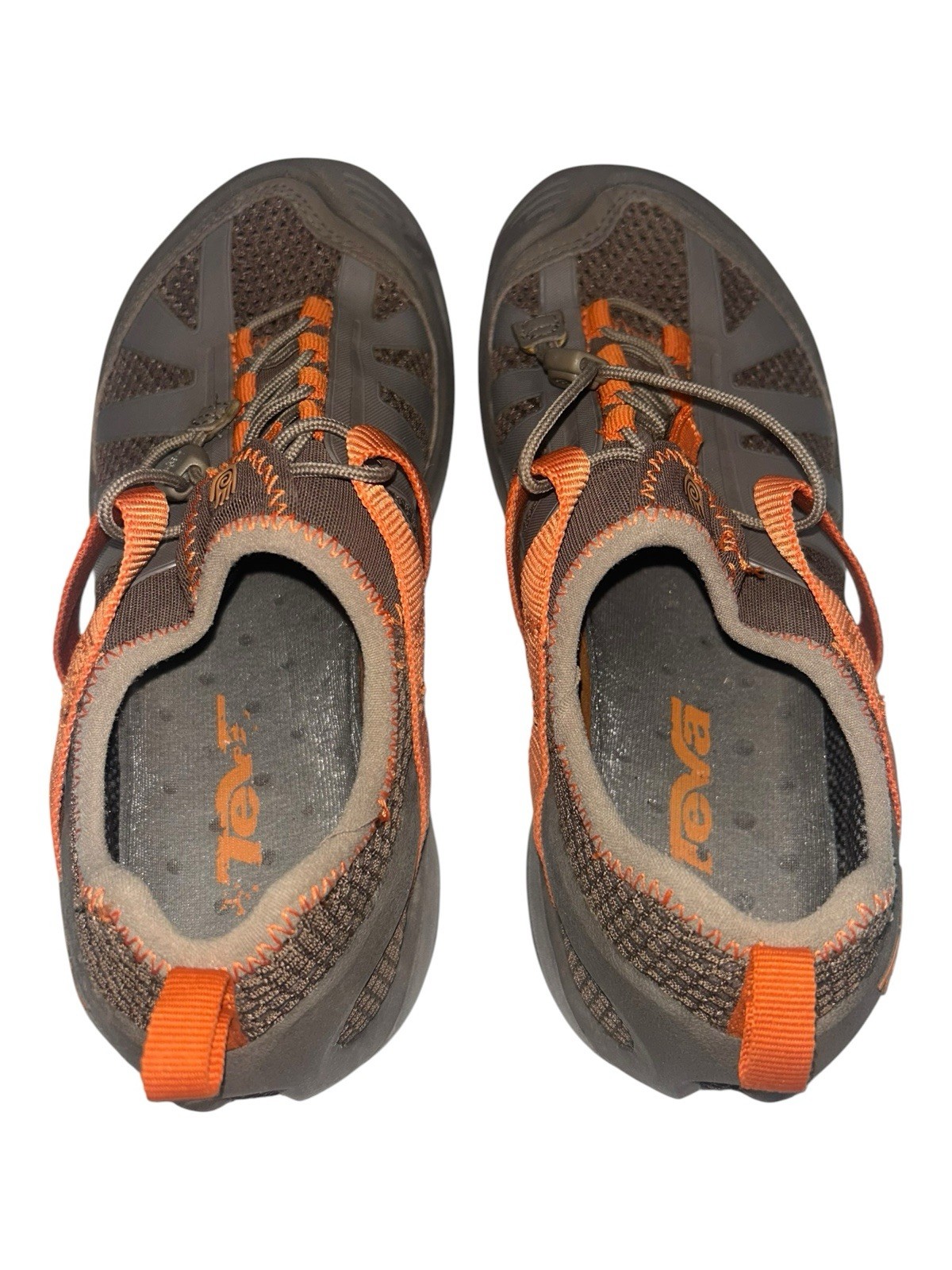 Teva Size 6.5 Orange Hiking Walking Casual River Water Shoes Sneakers Women’s