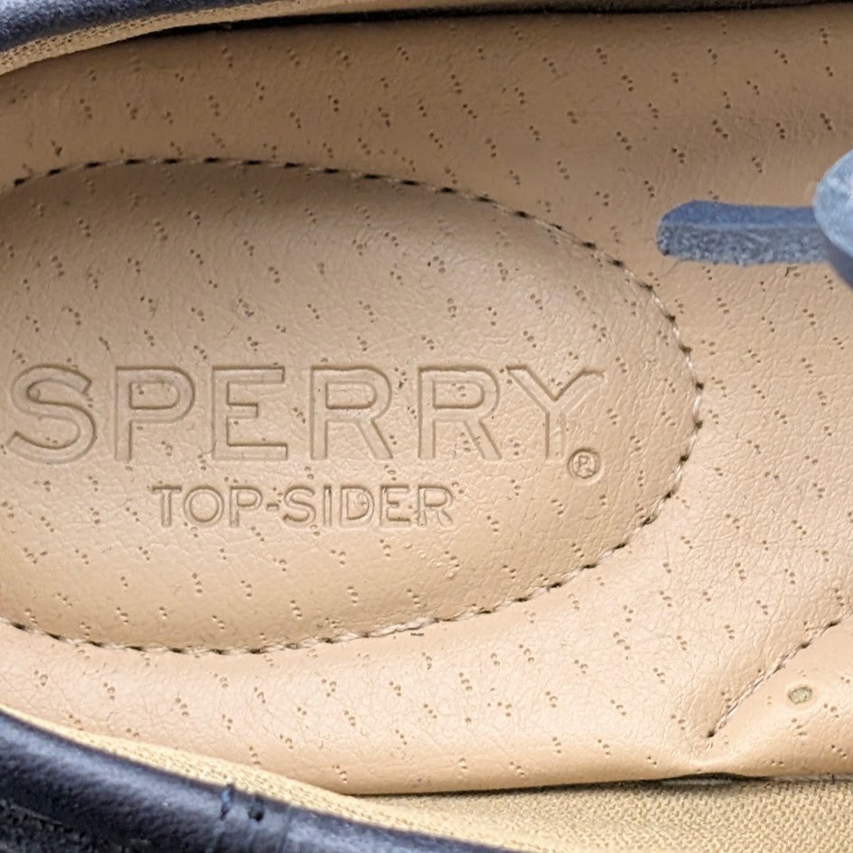 Sperry Women’s Size 5.5 / Kid’s Size 4 Koifish Navy Leather Boat Shoe NIB
