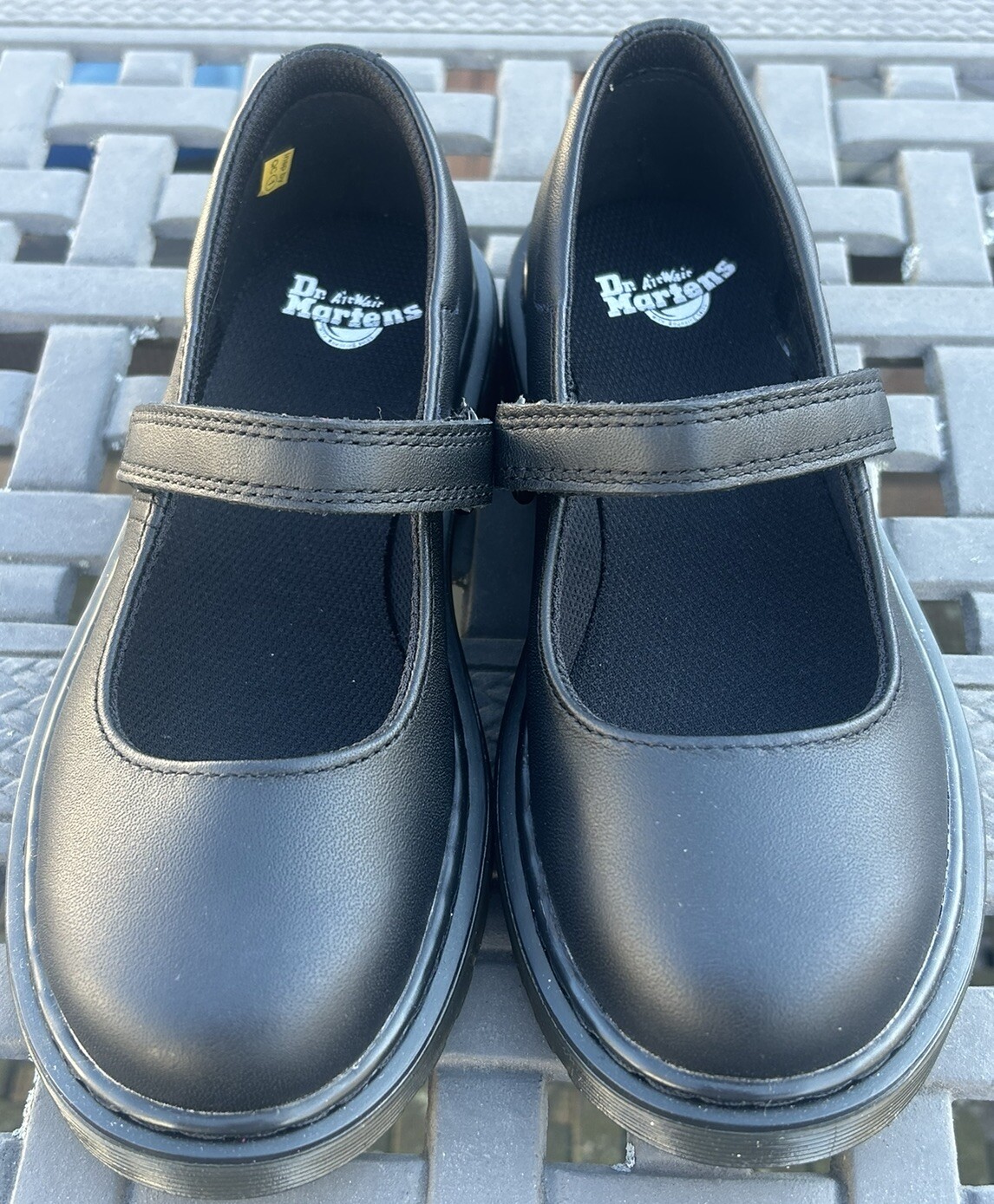Dr. Martens AirWair Macy Black Mary Jane Shoes US Size 2