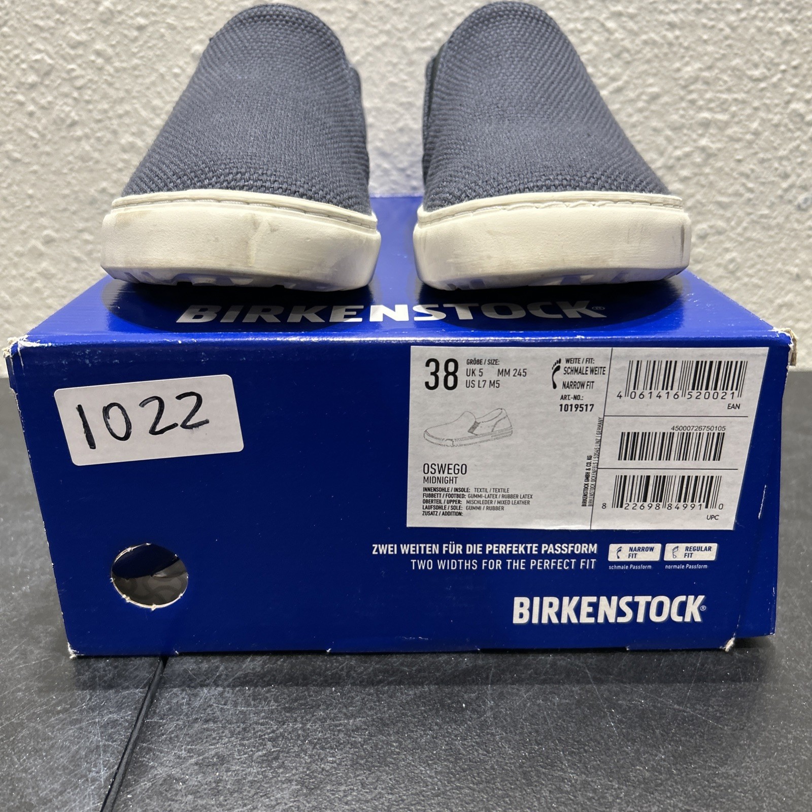 Birkenstock| Oswego Midnight| EU 38|US Women’s 7| Men’s 5|