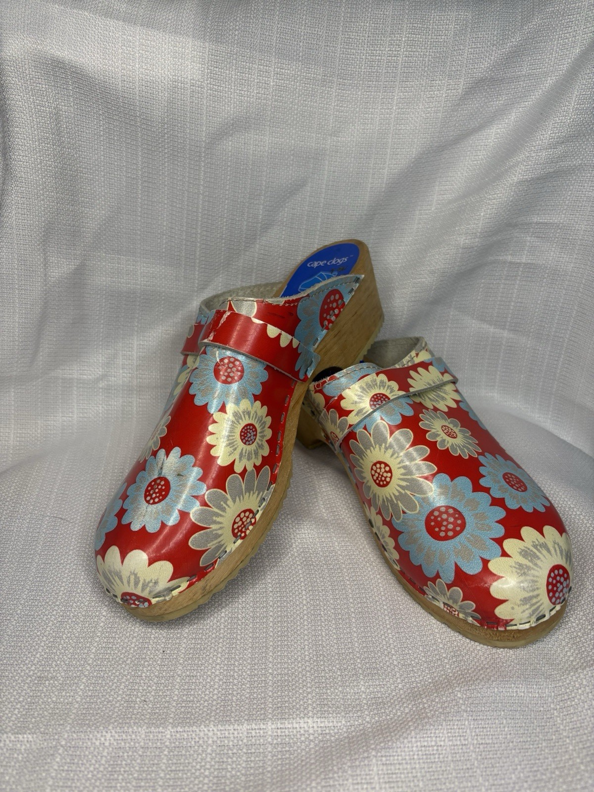 Holland Traditional Clogs Wood/rubber, Flowers NEW Size 38