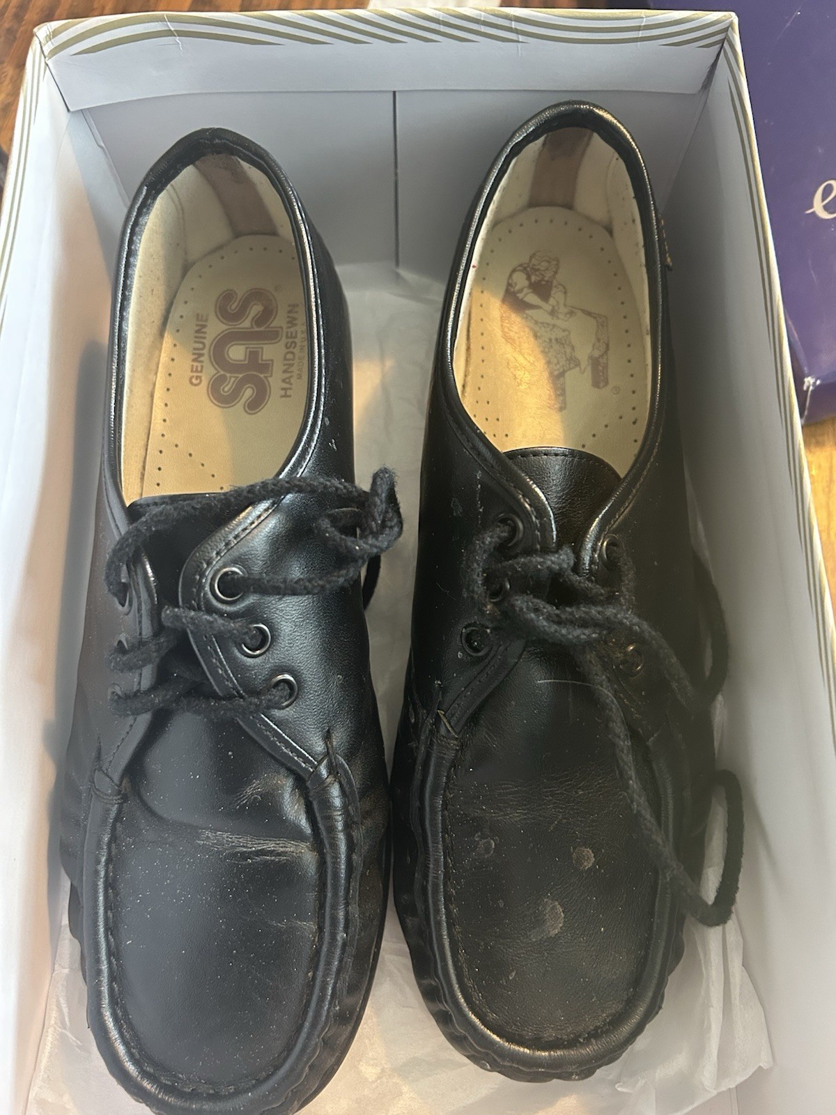 SAS Shoes Womens Size 8.5 Leather Handsewn Comfort Oxford Walking Soft Sole