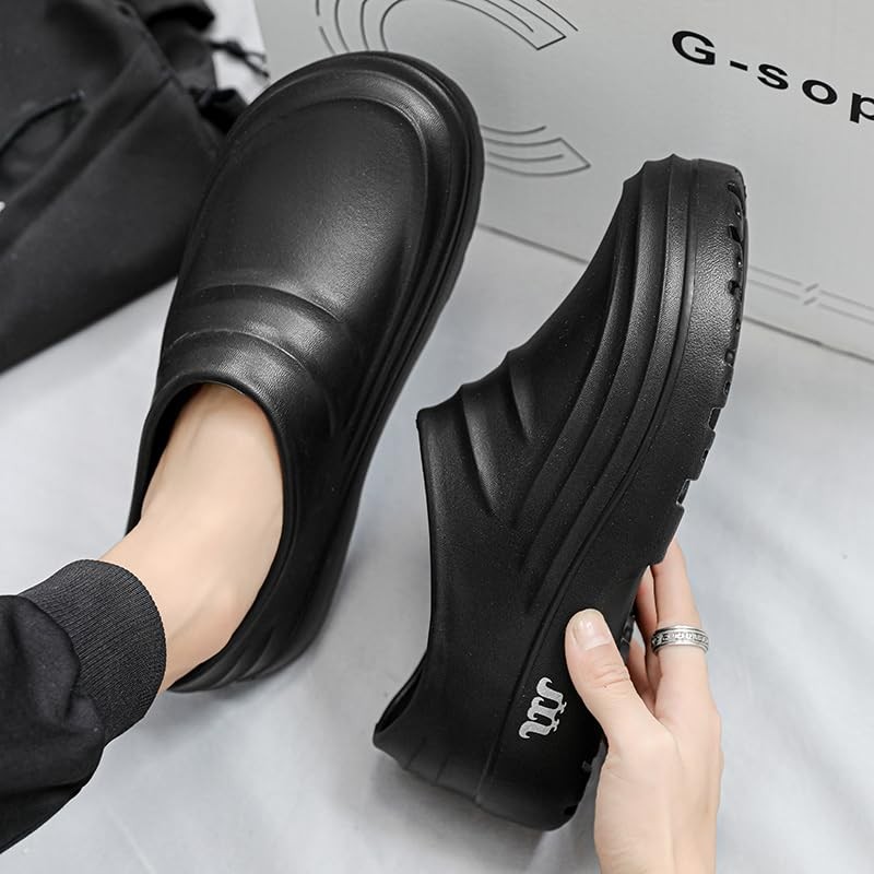 Chef Shoes Non Slip Waterproof Oil Resistant Work Clogs For Restaurant Nursing