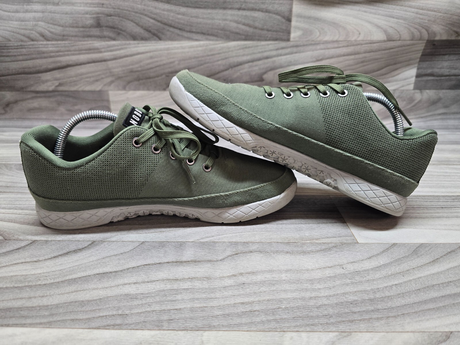 NoBull Canvas Trainer Unisex Women’s Size 11 Men’s Size 9.5 Olive Green