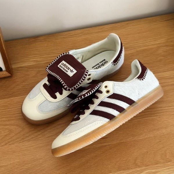 ADIDAS x WALES BONNER Samba OG Low Top Sneakers – White Brown