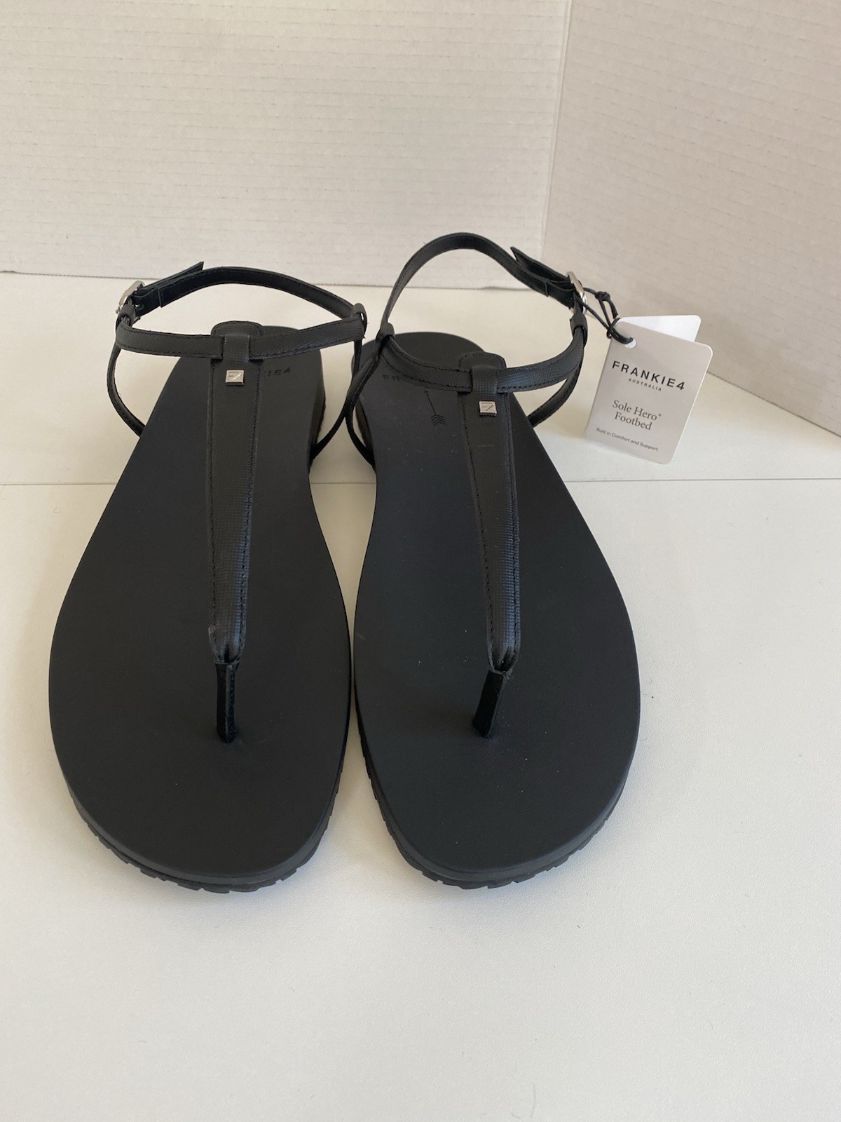 Frankie4 Bondi Sandals Women’s 13 Black $150 Waterproof Ankle Strap Podiatrist