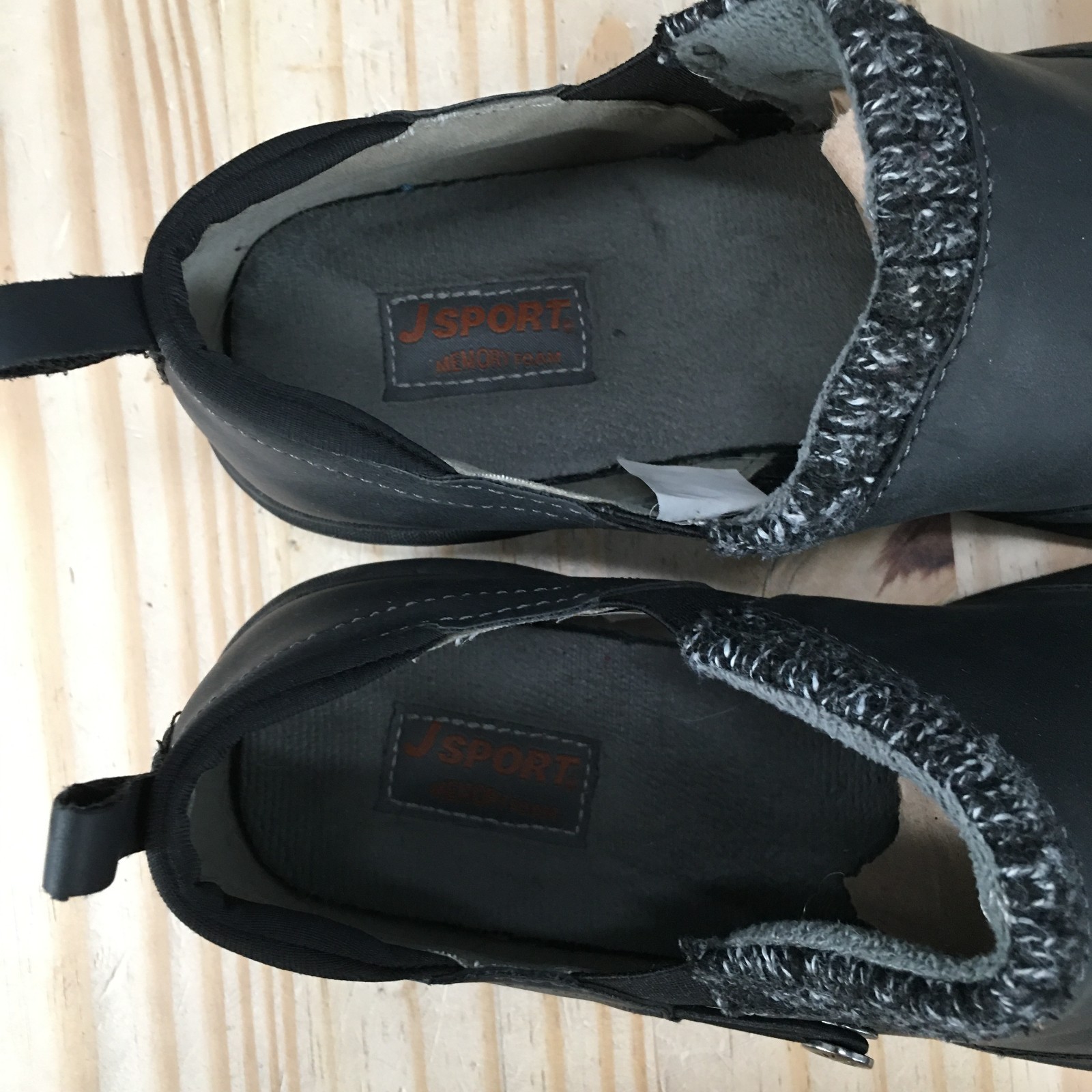 JSport by Jambu Alice Shoes Womens 9 M Slip On Round Toe Comfort Low Top Black
