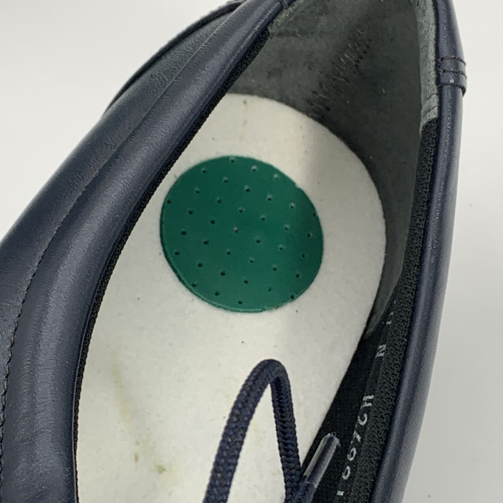 SAS Whisper Women’s 10N Navy Leather Lace-Up Shoes Tripad Comfort No Insoles New