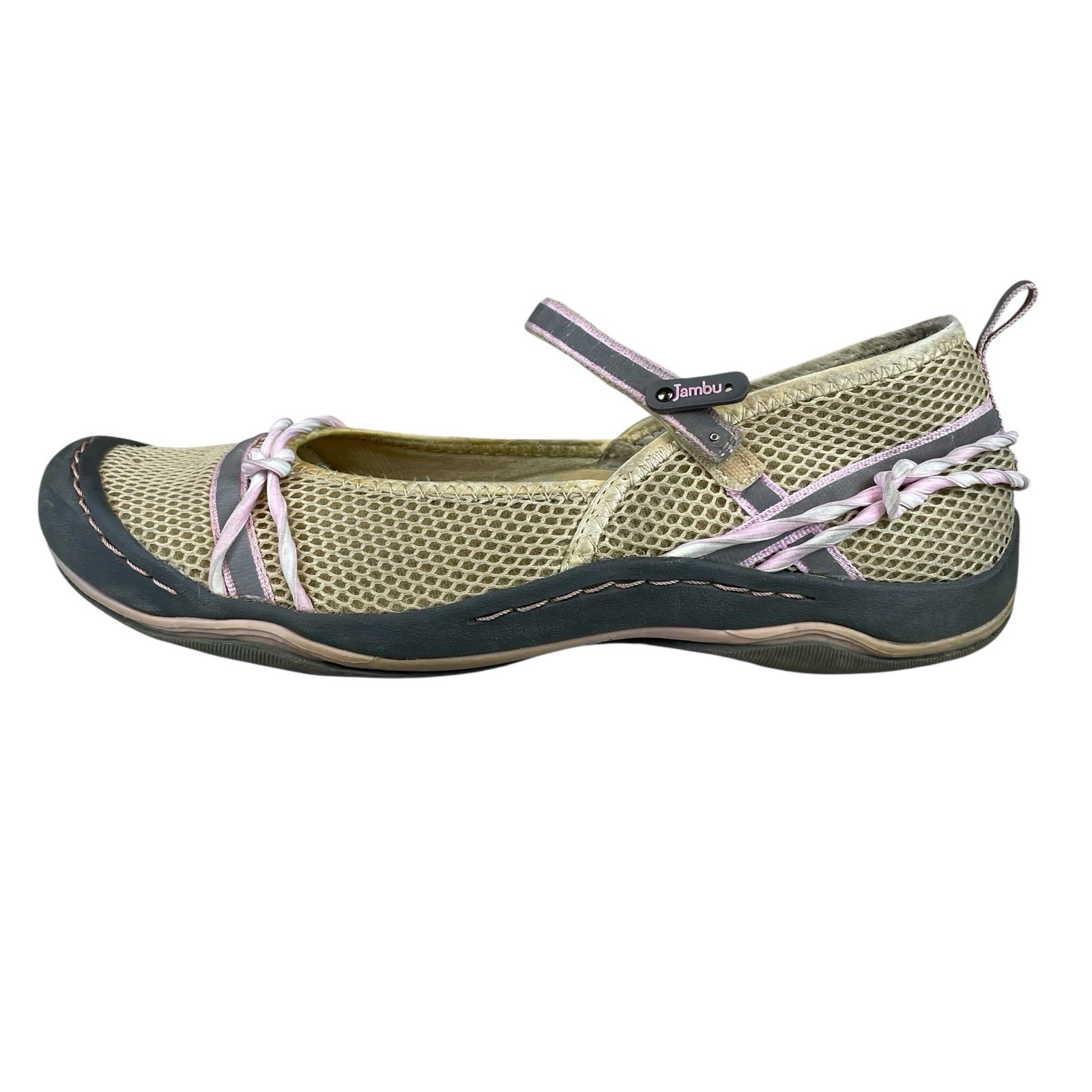 Jambu Rainbow Mesh-Vegan Mary Jane Shoes Women’s 8M Terra Fusion Design Textile
