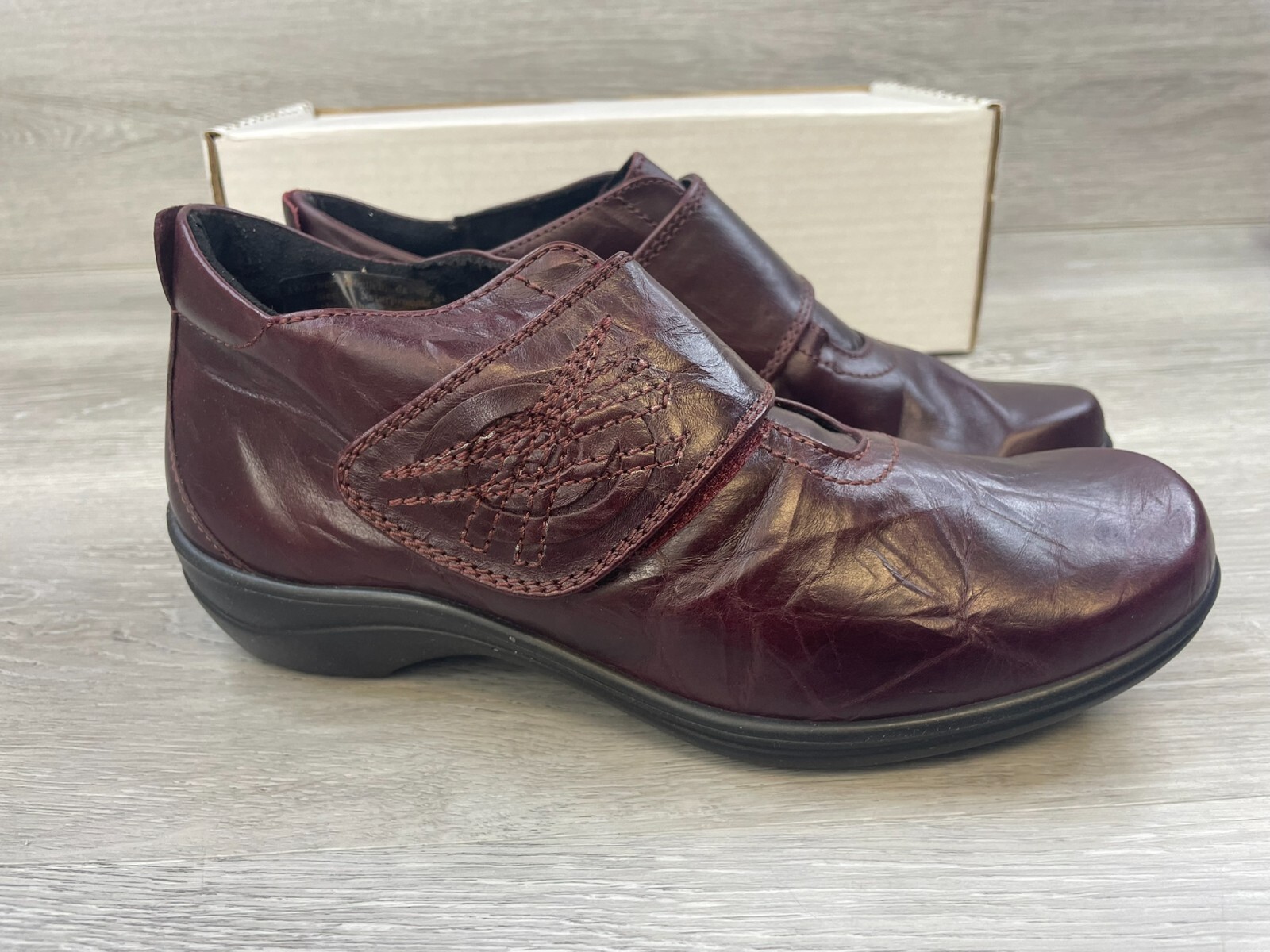 Romika Cassie Women’s Boots Red Leather 6.5 Casual Comfort Booties Shoes