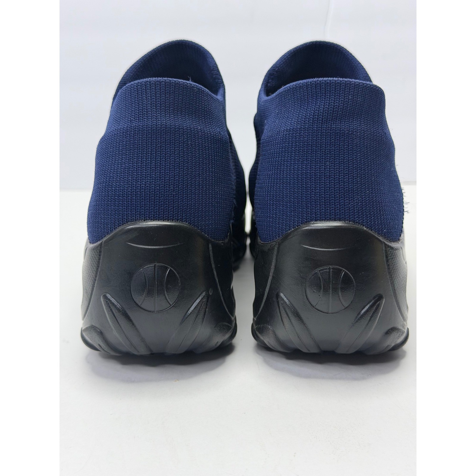 Slow Man Women’s Walking Shoes Sock Sneakers Navy Blue Size 9