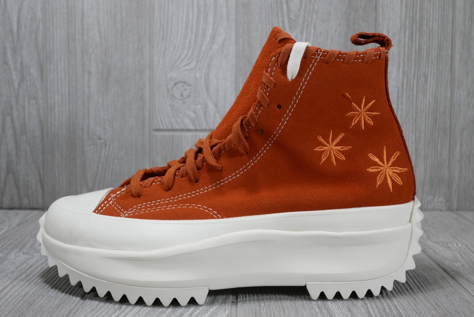 Converse Run Star Hike Platform High Floral-Amber Shoes A04299C Womens 8.5