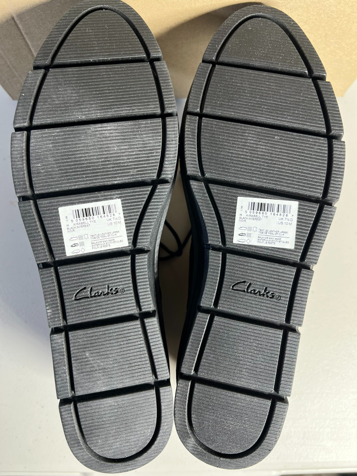 Clarks NEW Women’s Airabell Tye Oxford Black Interest Size 10 Medium Noir