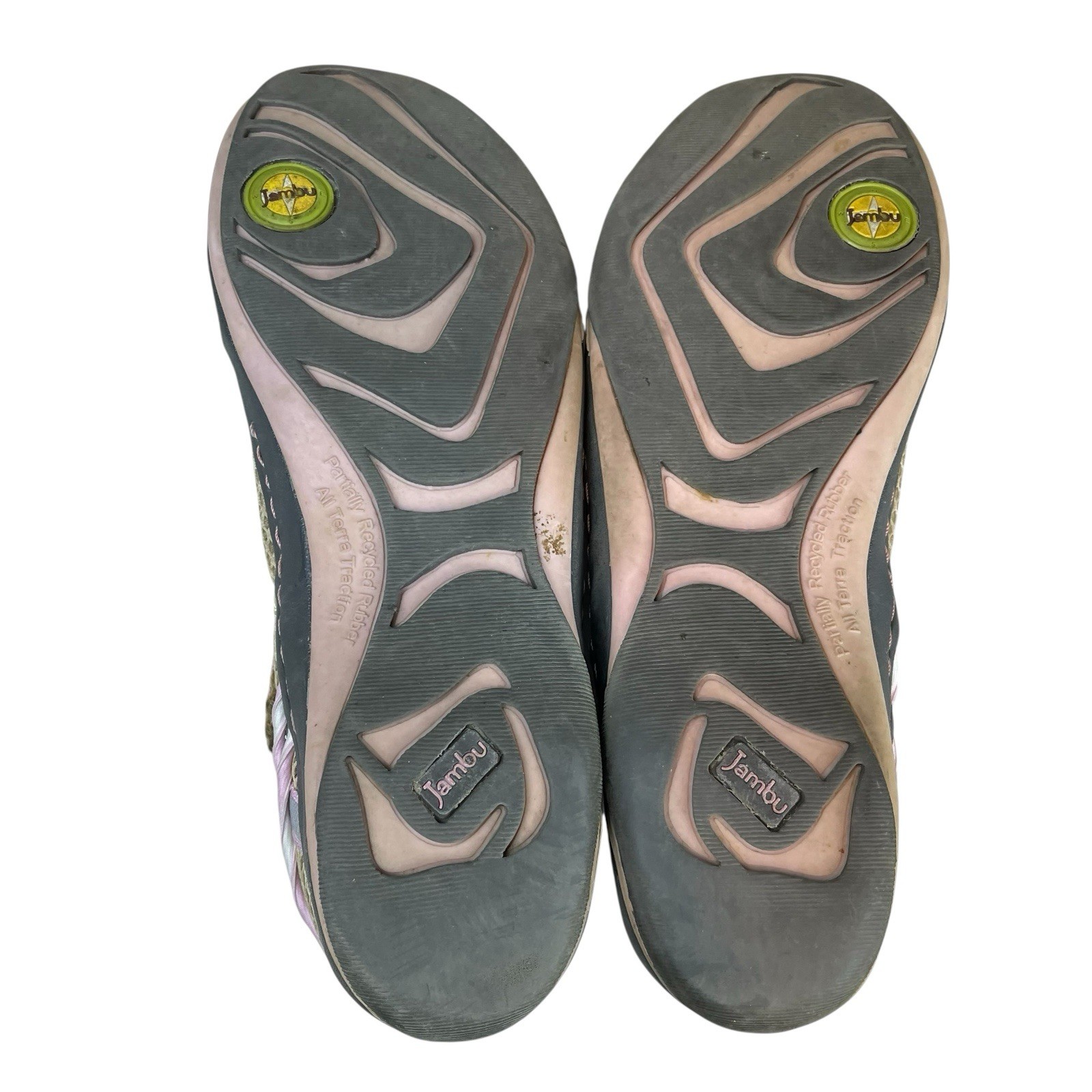 Jambu Rainbow Mesh-Vegan Mary Jane Shoes Women’s 8M Terra Fusion Design Textile