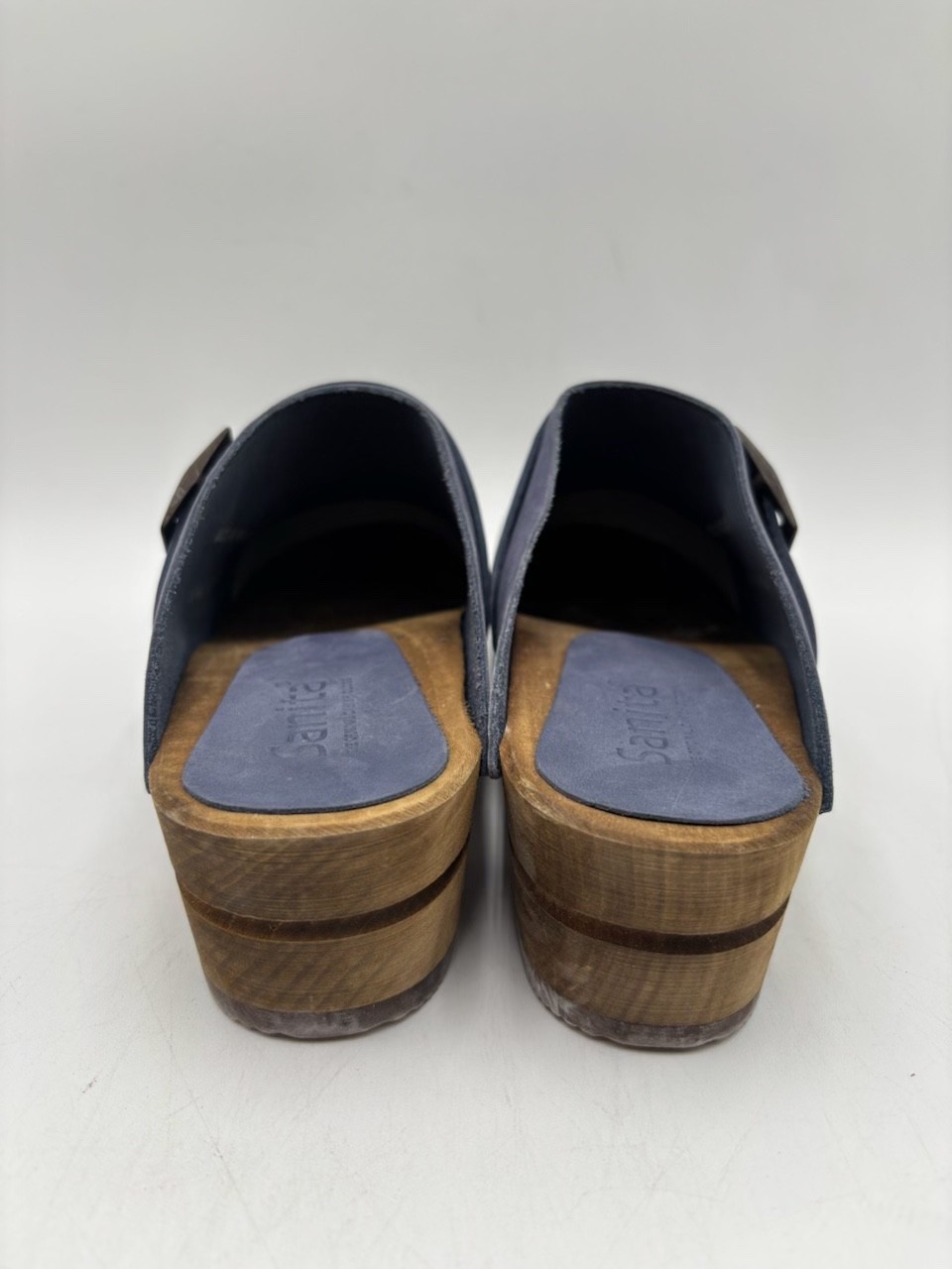 Sanita WOOD-URBAN OPEN OIL DOVE 475062 Women’s NEW Clog Blue EU Size 38