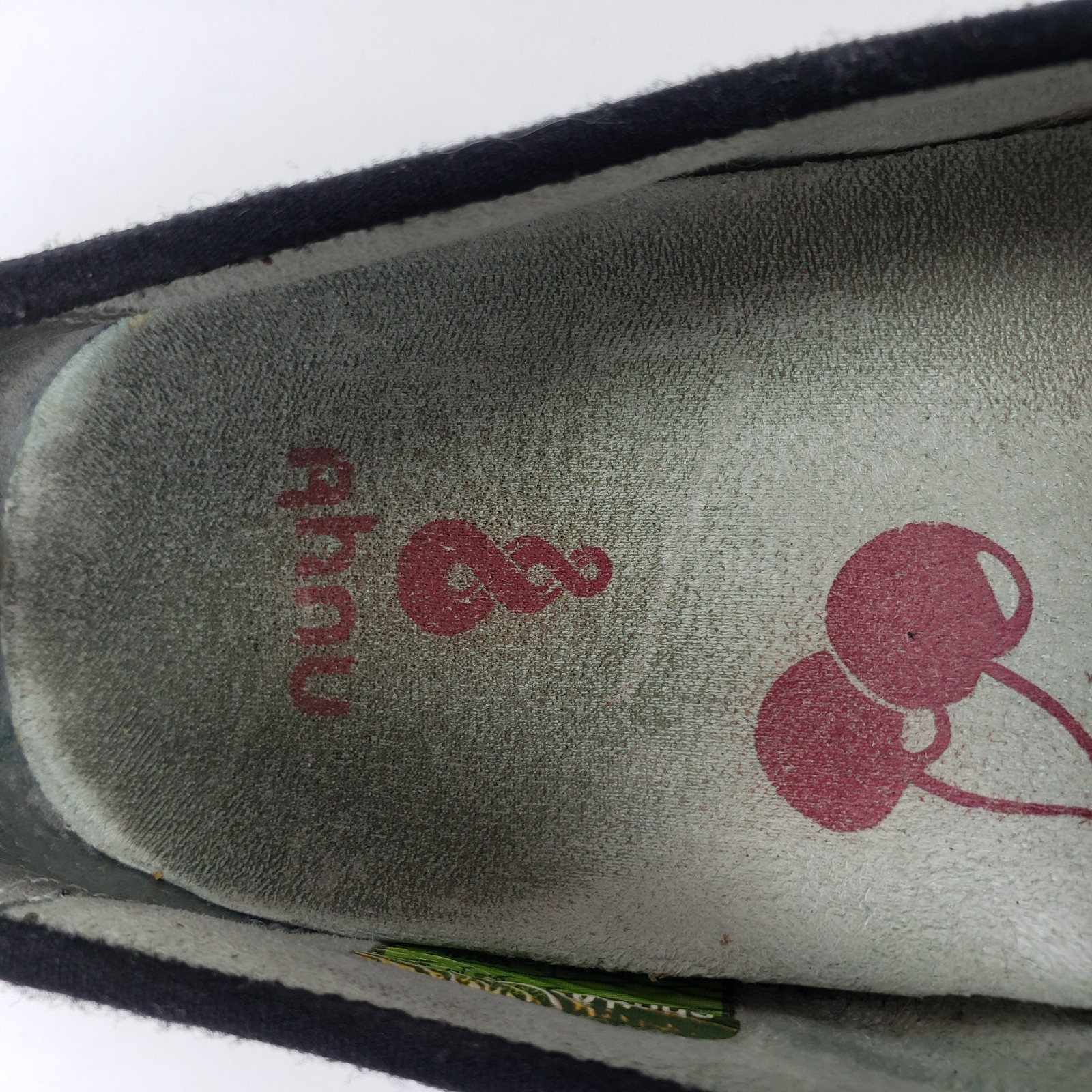 Ahnu Penny Pro Womens Size 8.5 Gray Black Suede Leather Slip On Loafer Shoes