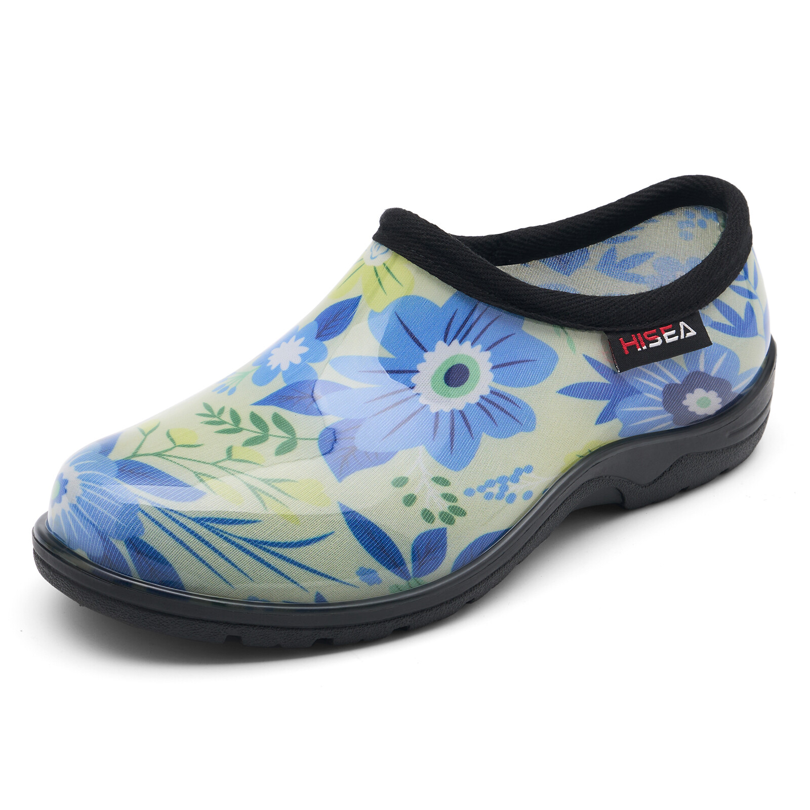 HISEA Women Slip-On Garden Shoes Waterproof Rain Work Clogs Nurse Walking Shoes