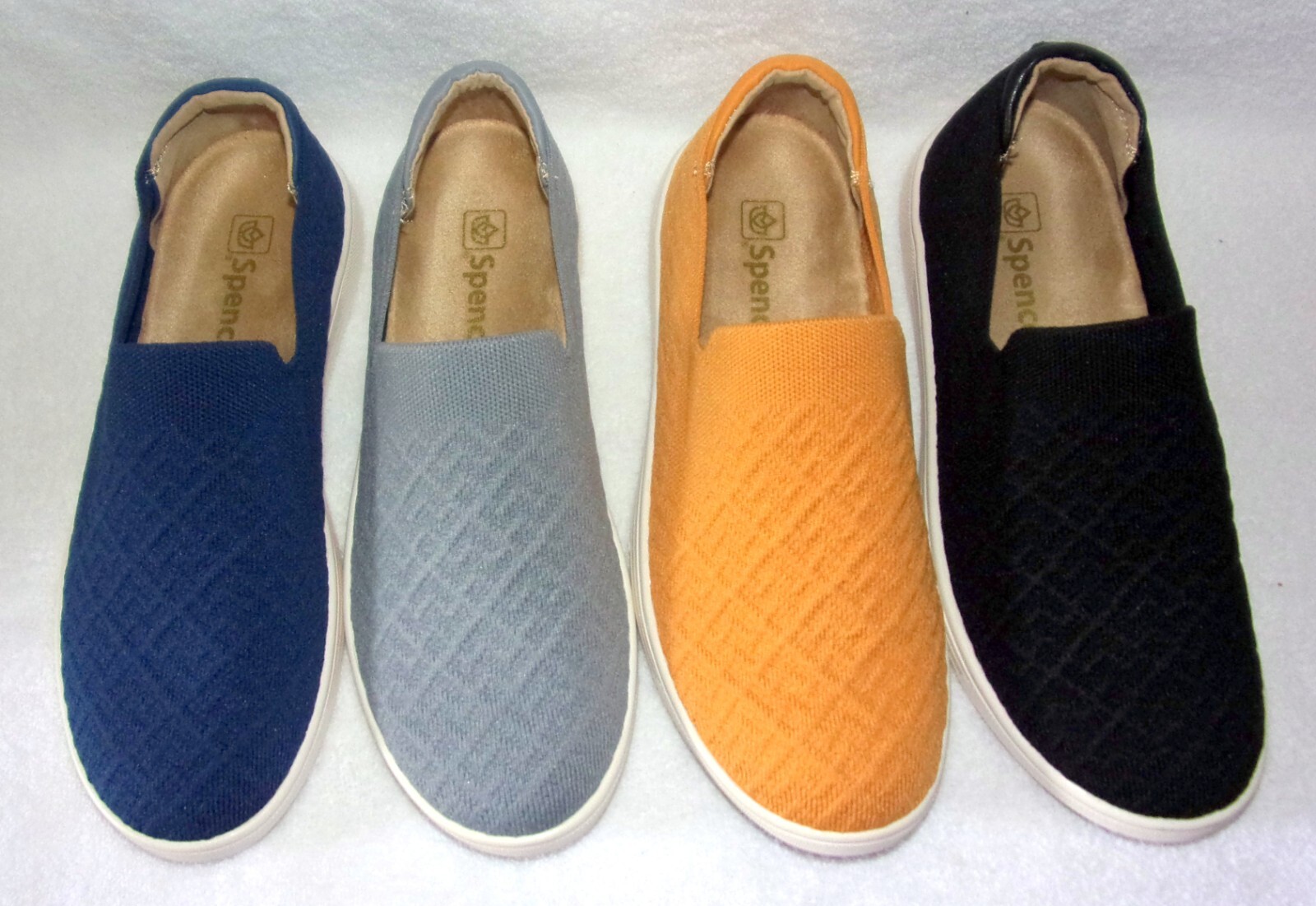 New Spenco Marine Mesh Orthotic Slip-On Shoes, choose from 4 colors, 6 M
