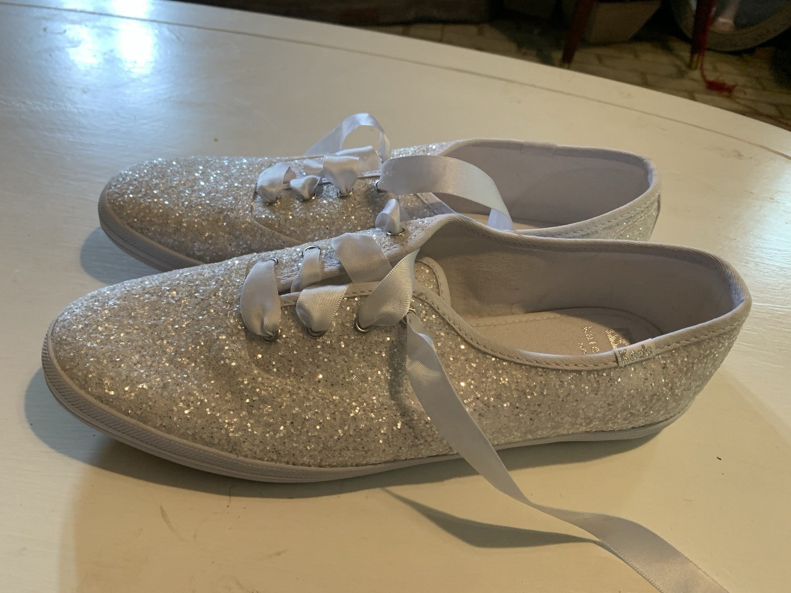 Keds Kate Spade Champion Glitter Celebration Sneaker White Size 9.5