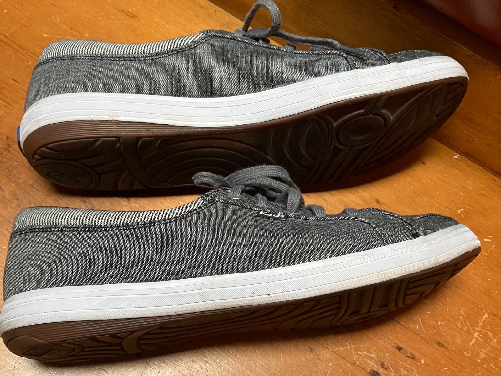 KEDS WSZ 8 tour jersey oxford casual sneakers in charcoal knit CLASSIC