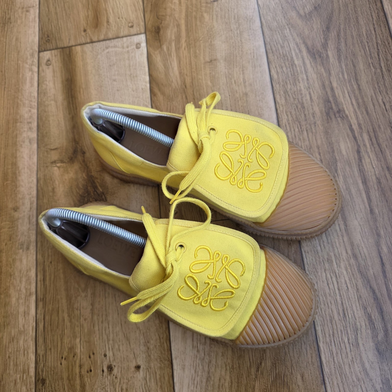 LOEWE ANAGRAM CLOTH TRAINERS SIZE 38 EU, 7.5 US, 5 UK