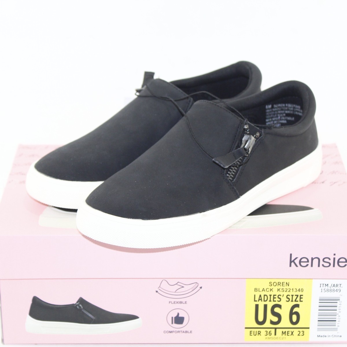 Kensie Soren Ladies Women’s Low-Top Sneakers