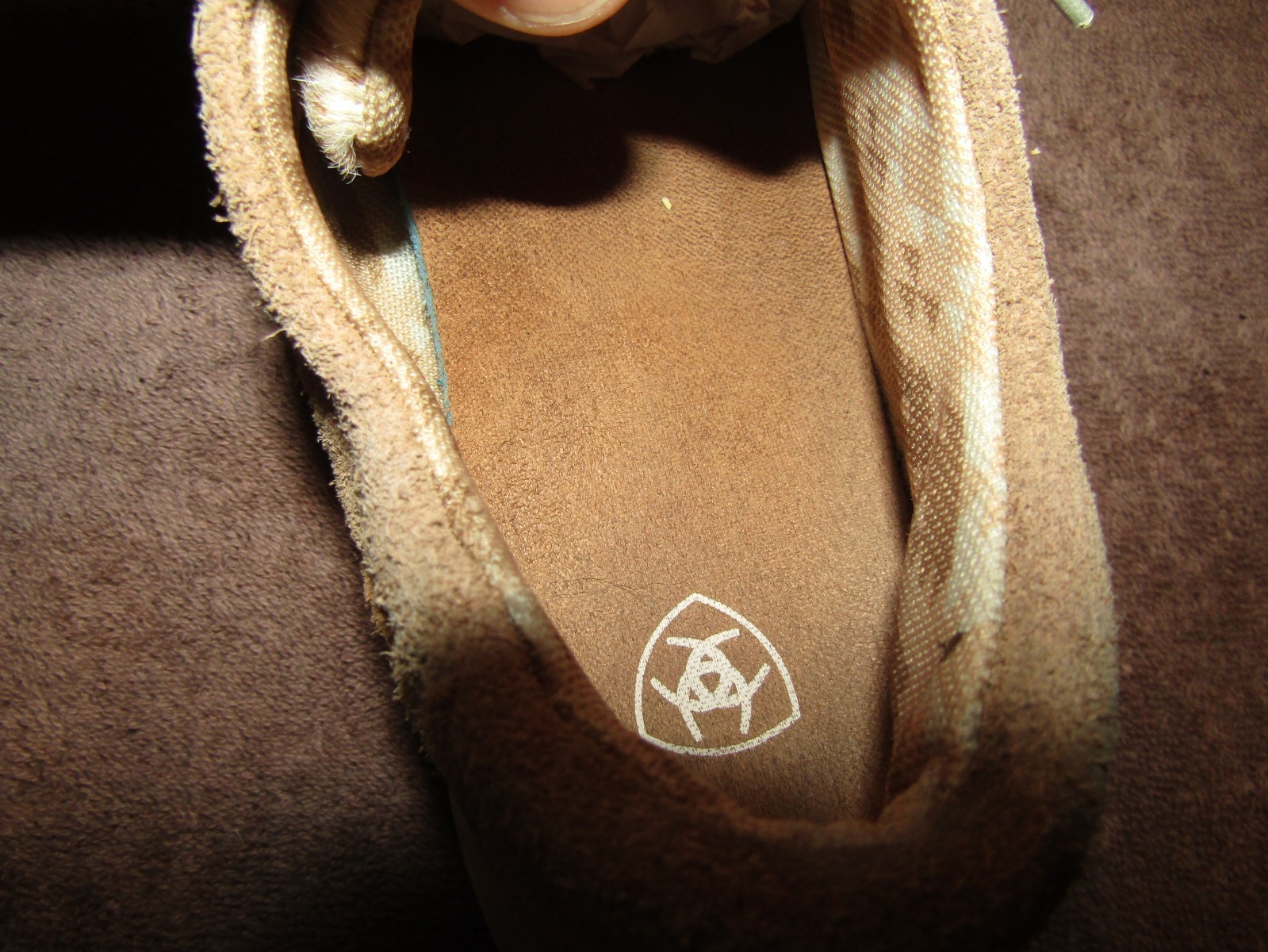 Ariat Hilo Shoes Suede Leather Spotted Hair Cowhide Moccasin Slip On Womens 7 B