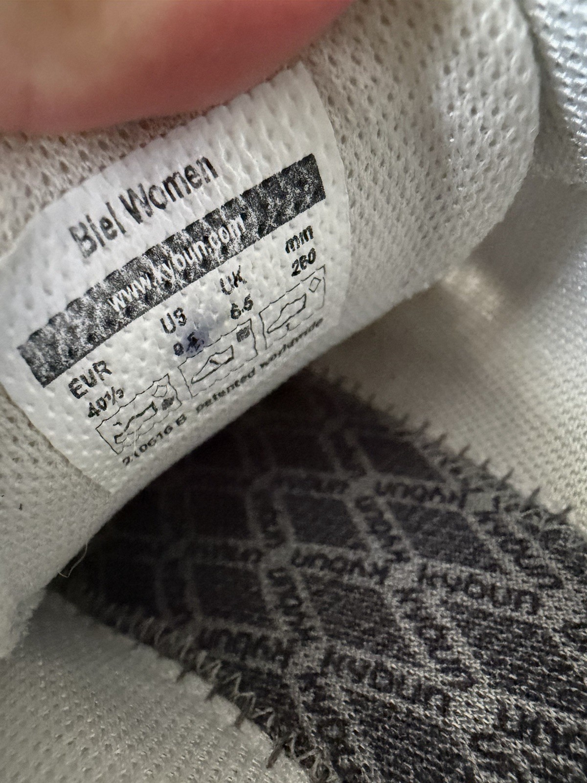 Kybun Biel Women Silver Grey Knit Walking Sneakers Swiss Tech Italy 40.5 Sz 9.5