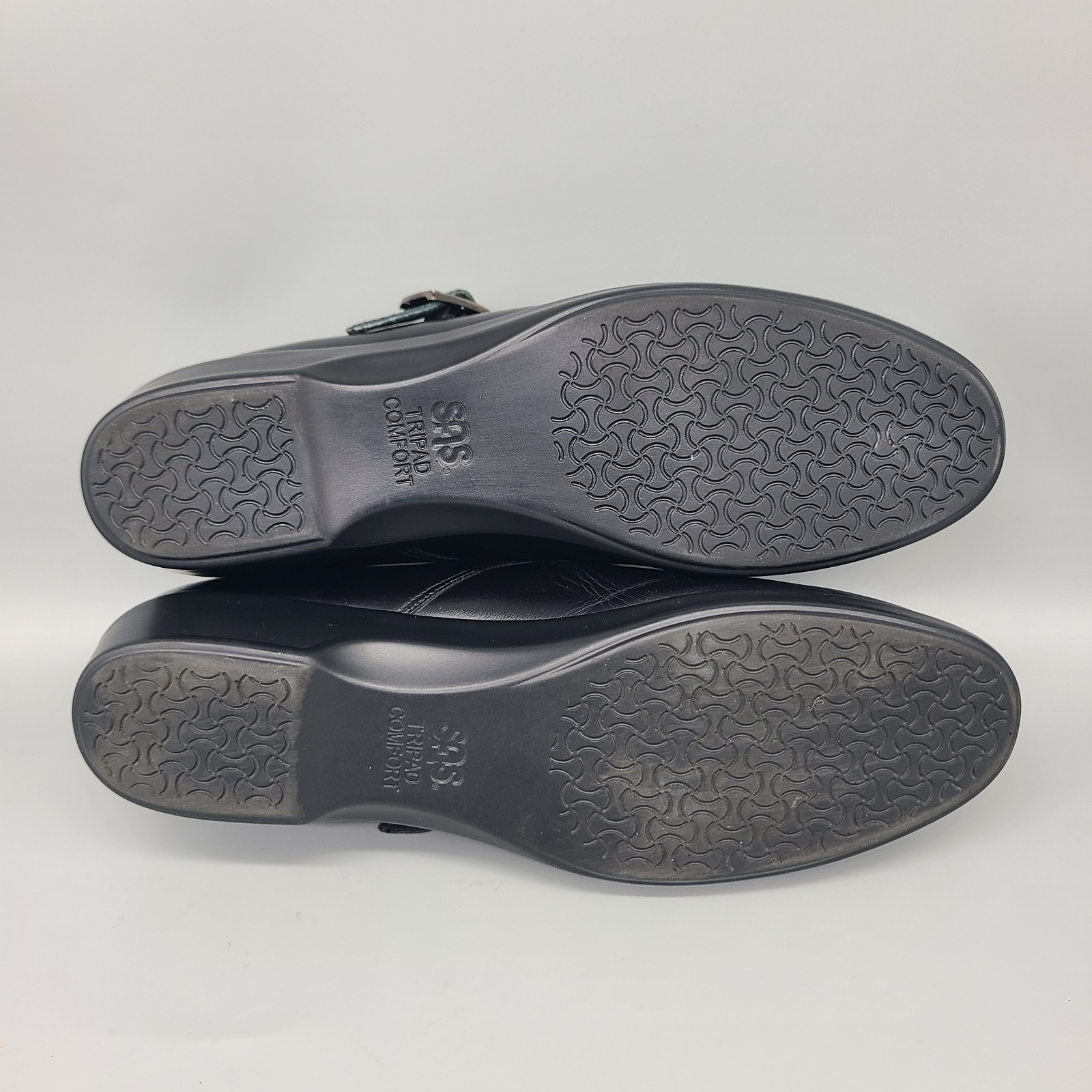 SAS Maria Shoes Womens 7 S Black Buckle Mary Jane Slim Tripad Comfort Strap
