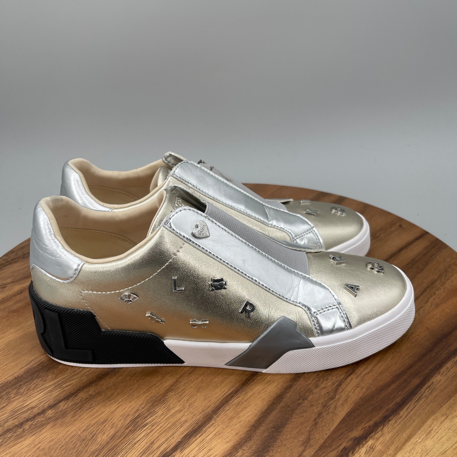 KARL LAGERFELD Shoes Womens Size 9 M Monah Pins Everyday Casual Walking Sneakers