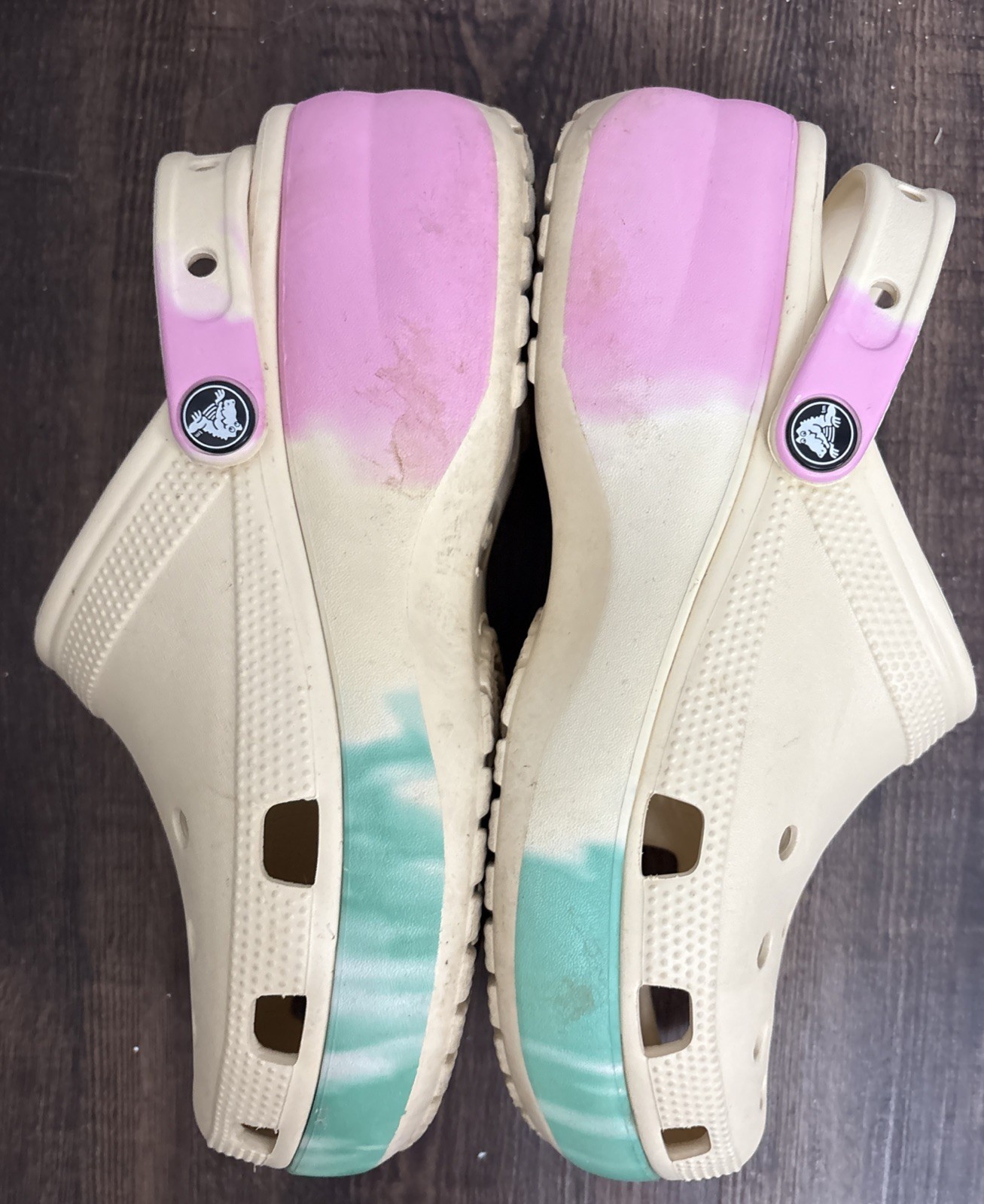 Crocs PLatform Clogs Sandals Ombré Women’s 10